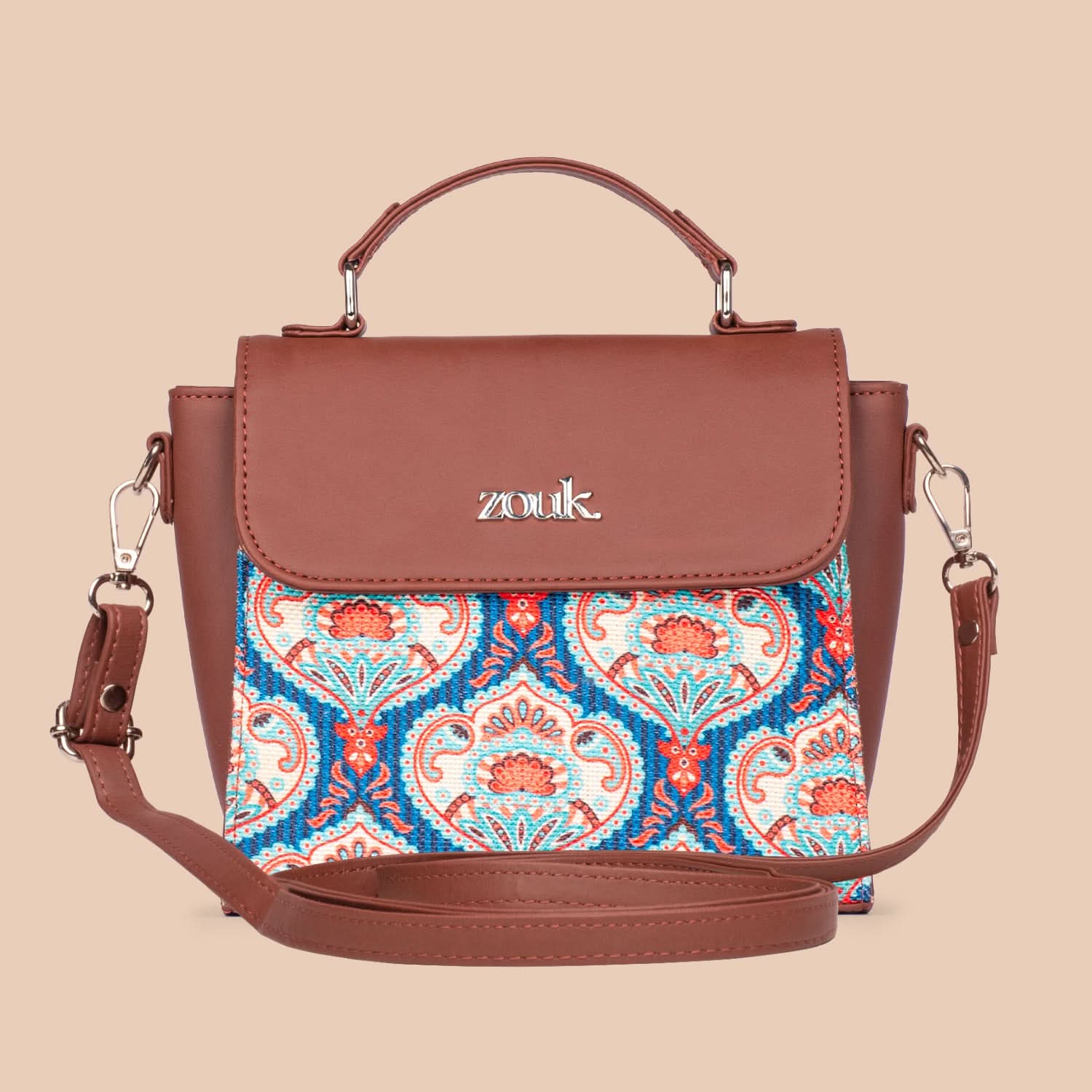 Kovil Blue Statement Sling Bag