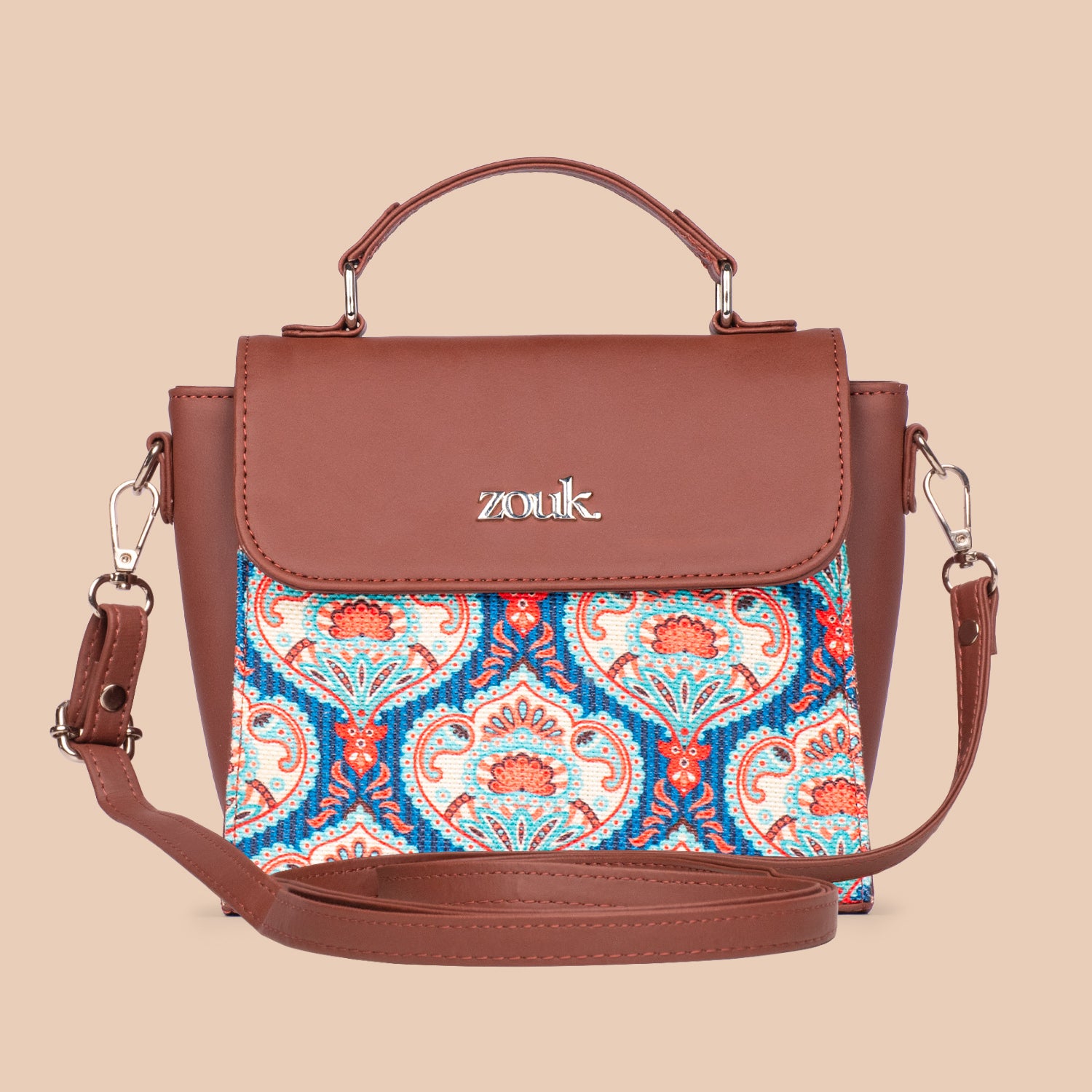 Kovil Blue Statement Sling Bag