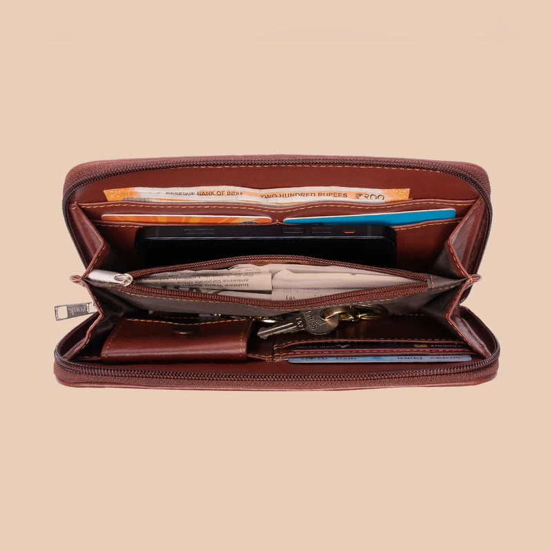 African Art Chain Wallet