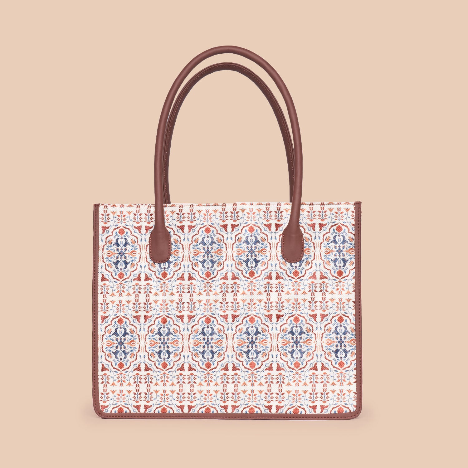 Agra Floral Book Tote