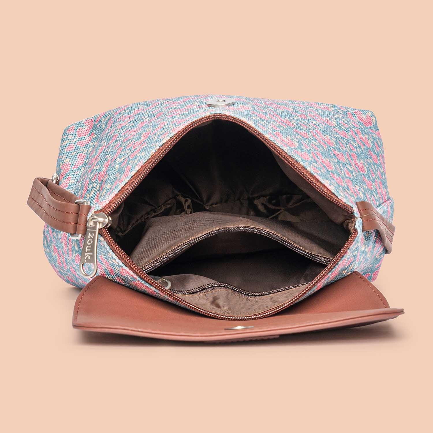 Chettinad Florals Flap Sling Bag