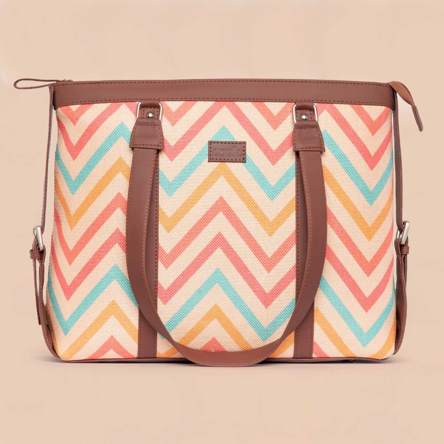 WavBeach - Women's Office Bag & Classic Zipper Wallet Combo