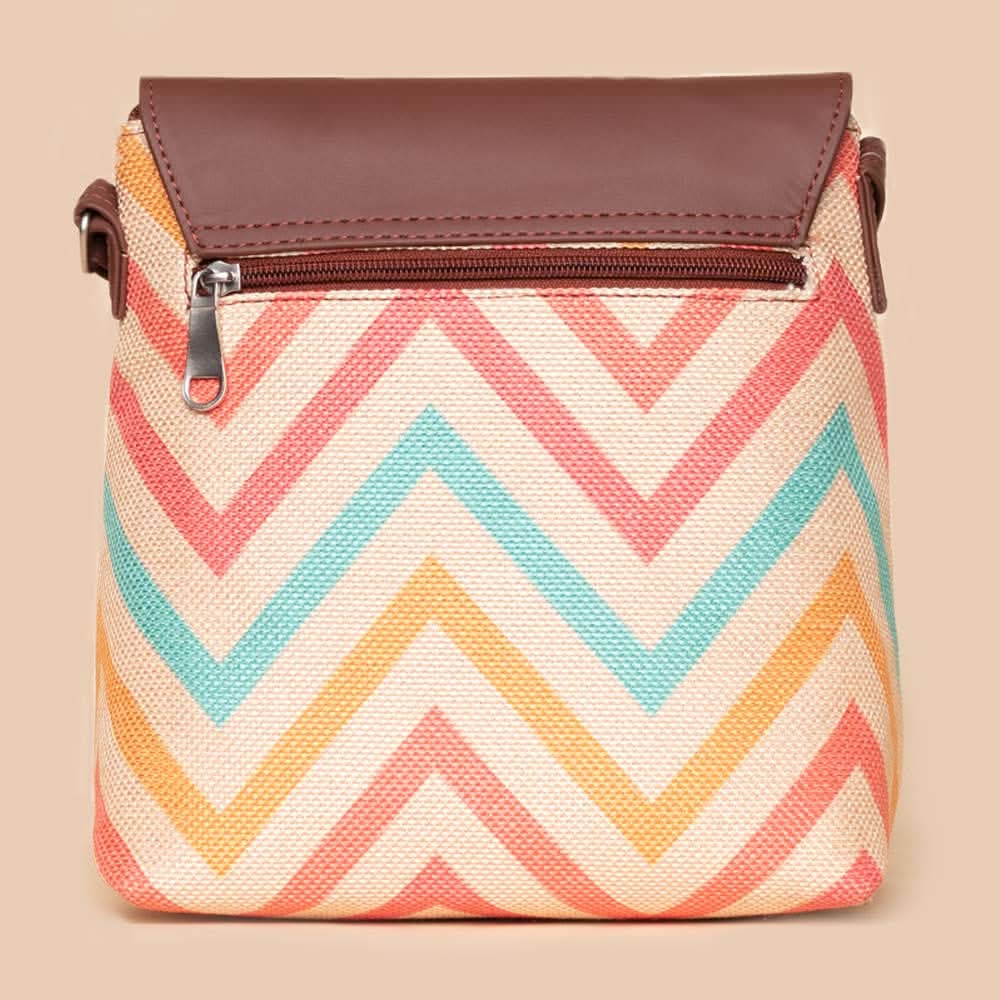 WavBeach - Laptop Bag & Flap Sling Bag Combo
