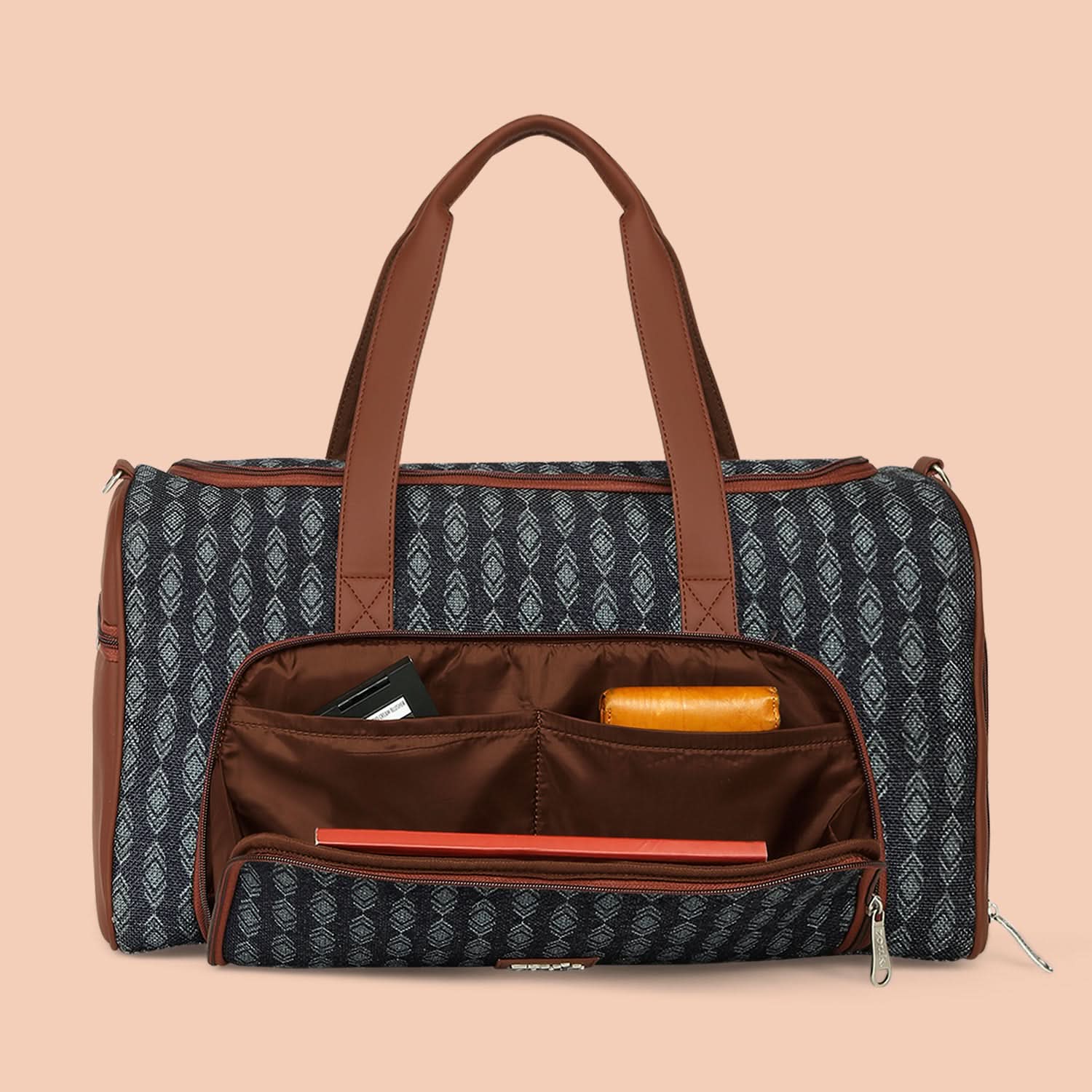 Hyderabad Ikat Weekender Duffle Bag