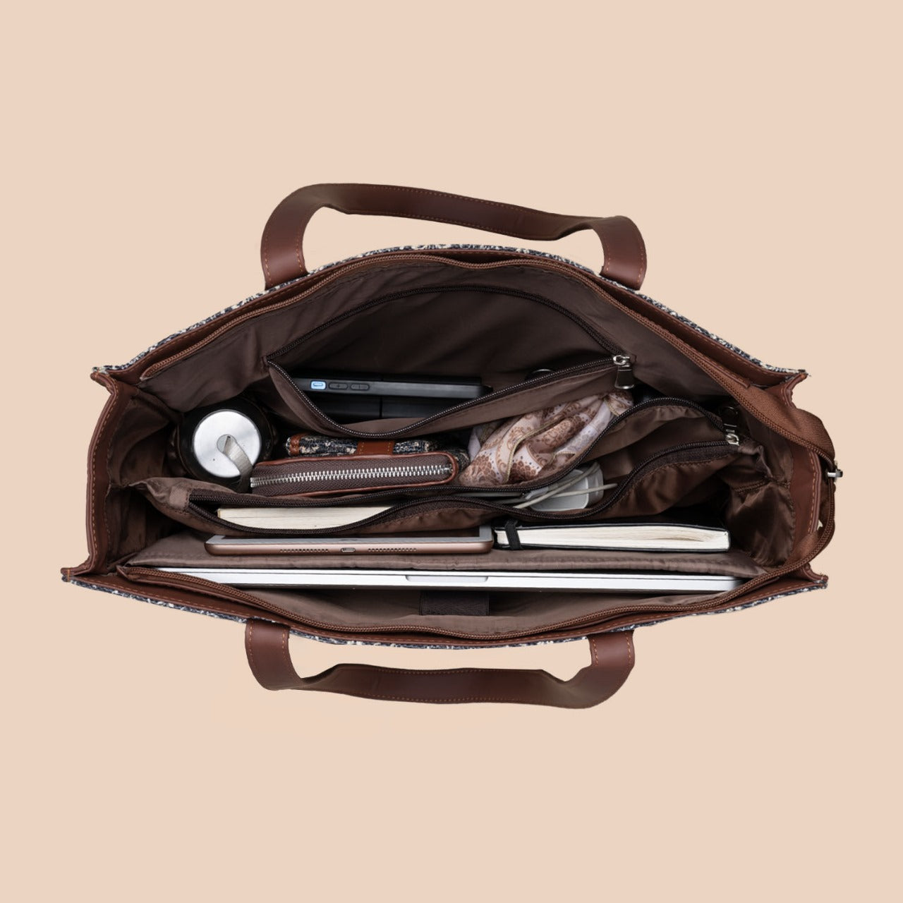 Mughal Motif Office Tote Bag