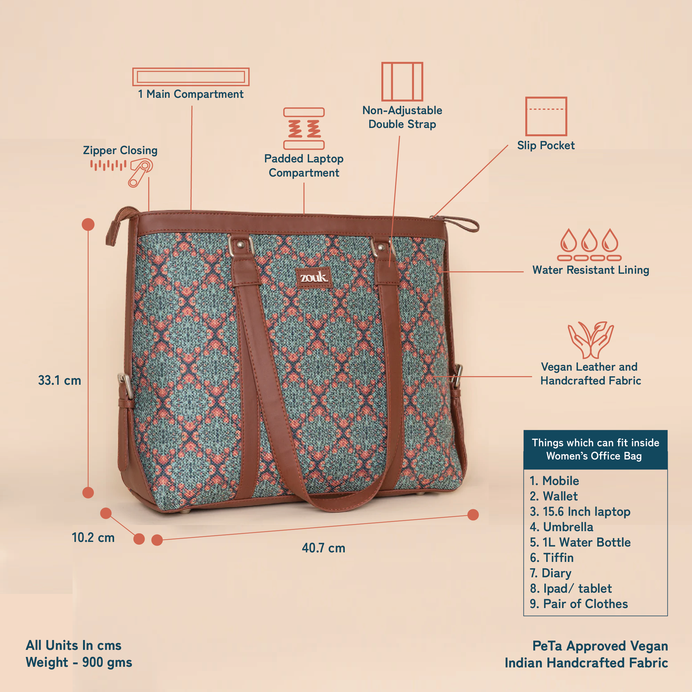 Kolkata Nouveau Women's Office Bag