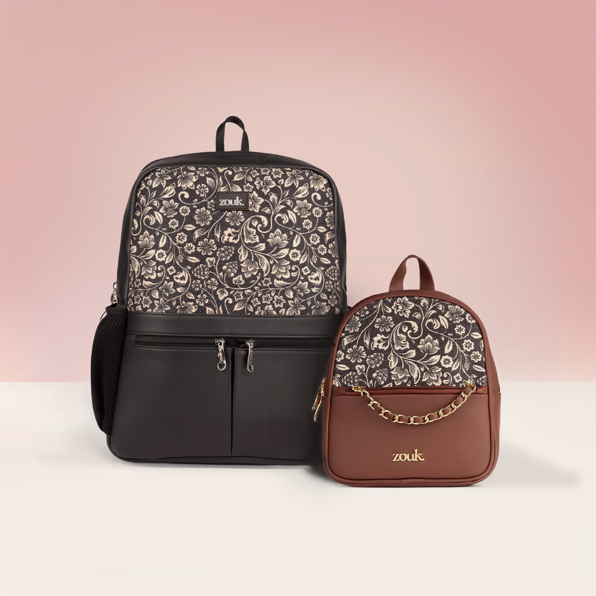 FloMotif Office Backpack & Mayra Mini-Daypack FloMotif Combo