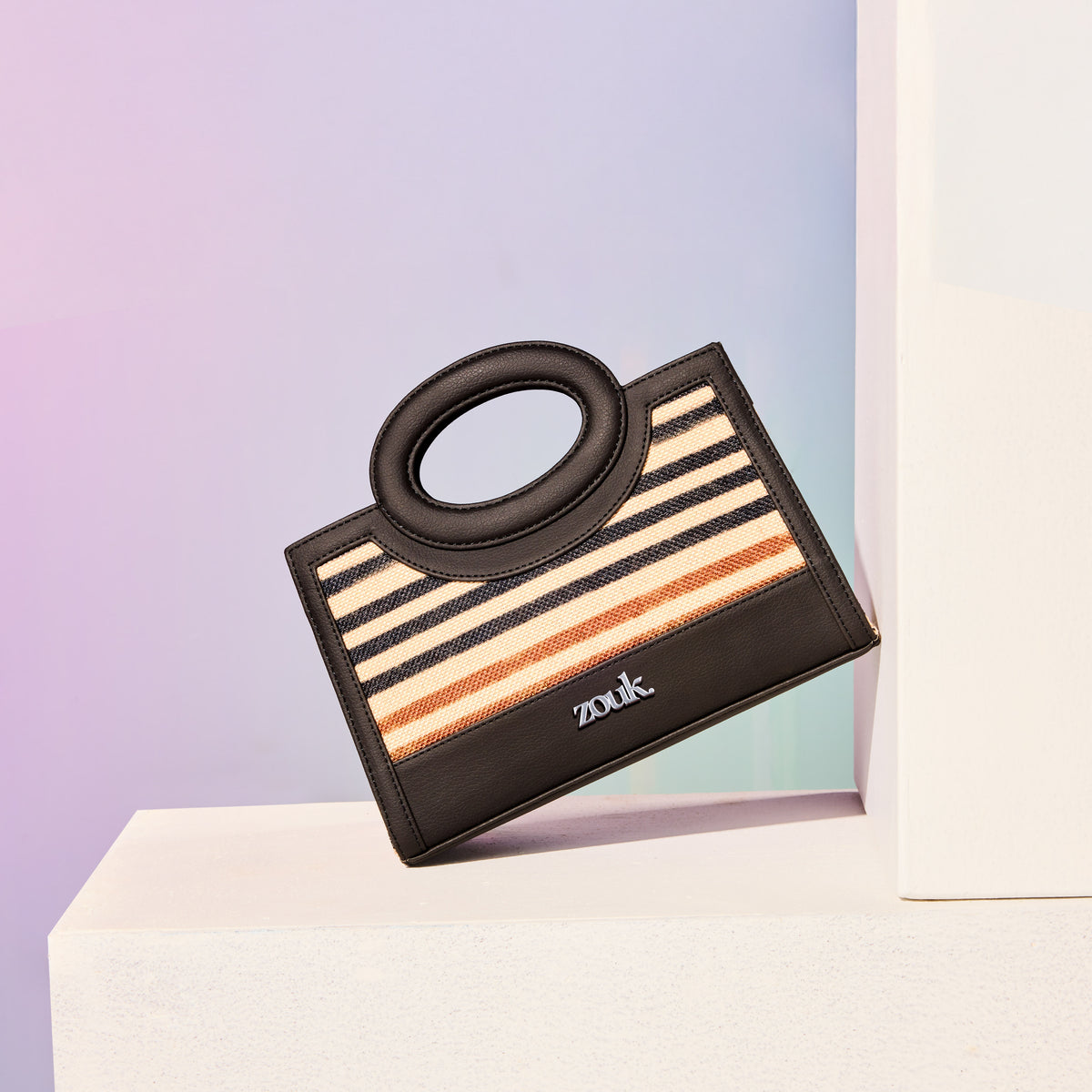Zoe Sling Bag - Qutub Stripes