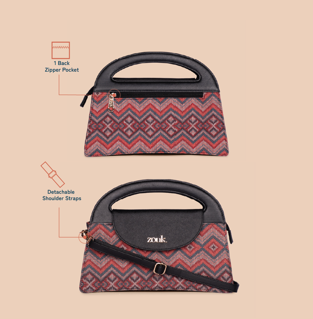 Rhea Kapoor Ziya Sling Bag - Gwalior Weaves