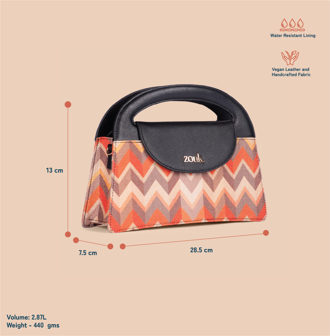 ZIP-Rhea Kapoor Ziya Sling Bag - Tidal Wave