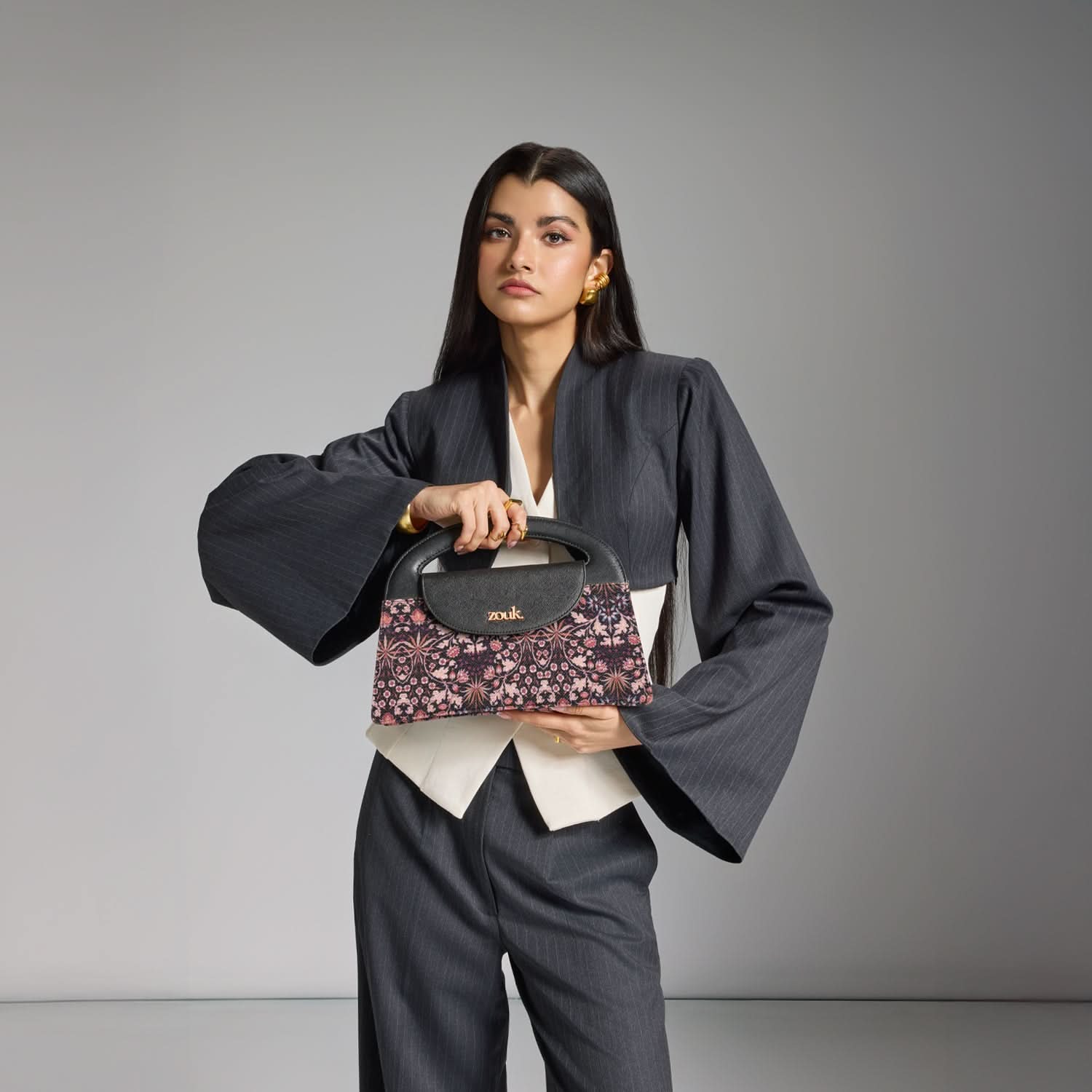 Rhea Kapoor Ziya Sling Bag - Kashmir Blooms
