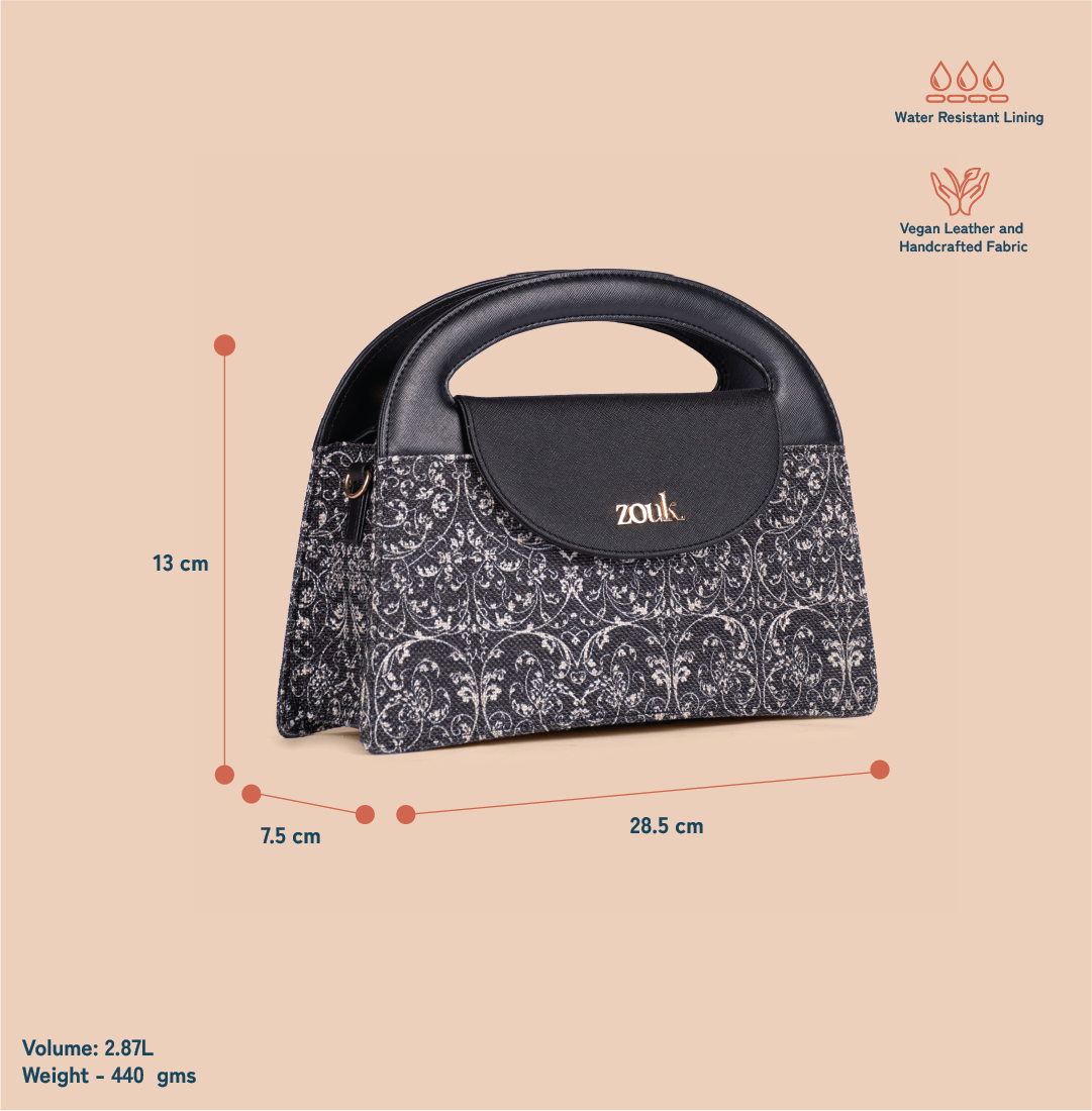 Rhea Kapoor Ziya Sling Bag - Lattice Lace