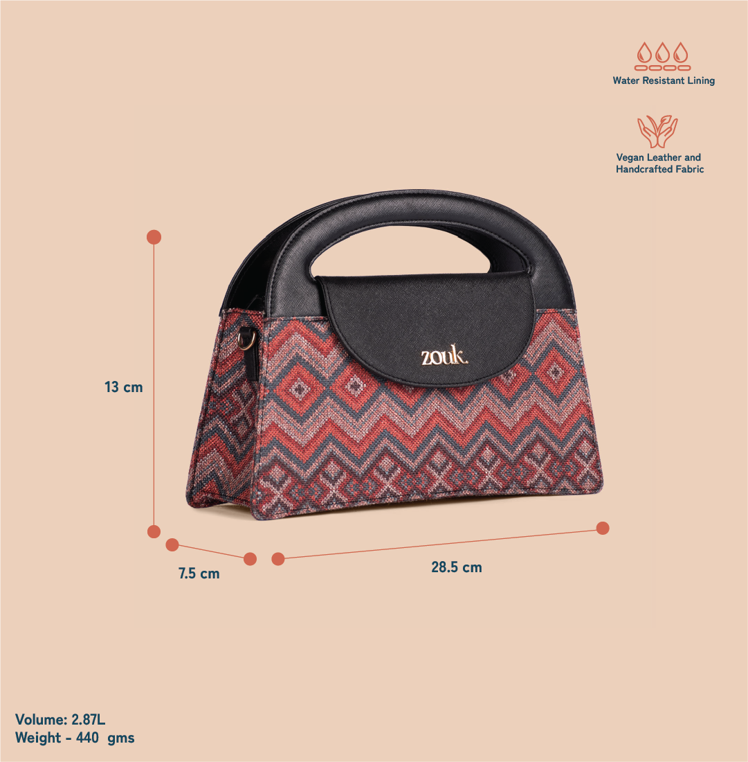 Rhea Kapoor Ziya Sling Bag - Gwalior Weaves