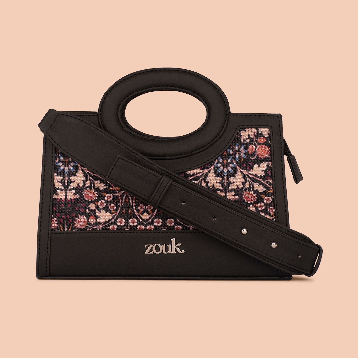 ZIP-Zoe Sling Bag - Kashmir Blooms