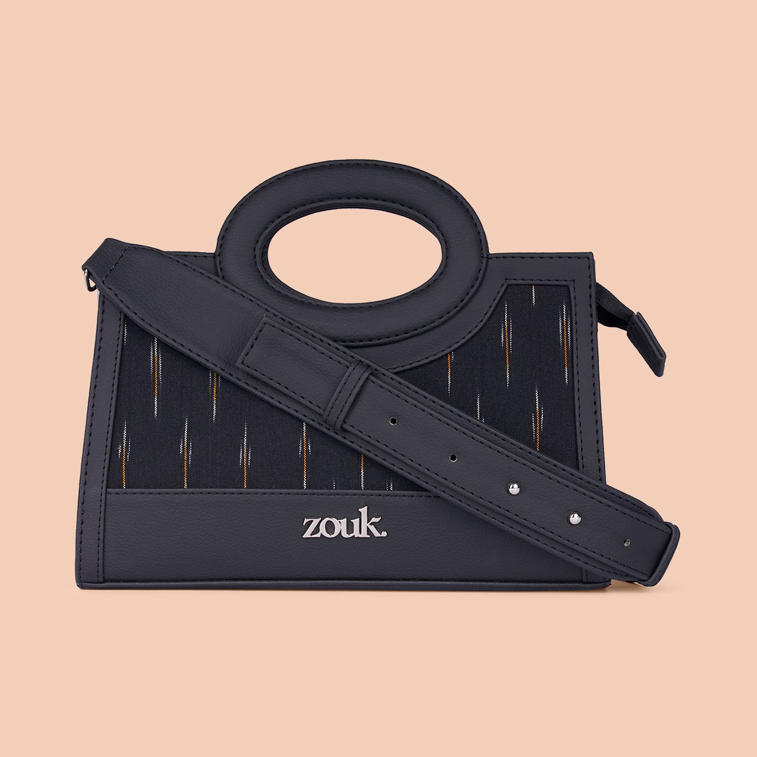 ZIP-Zoe Sling Bag - Ikat GreRe