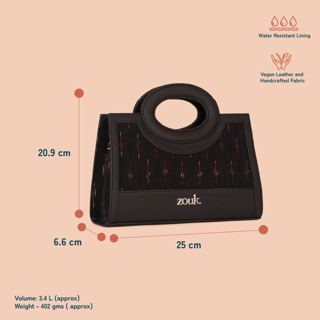 Zoe Sling Bag - Ikat GreRed