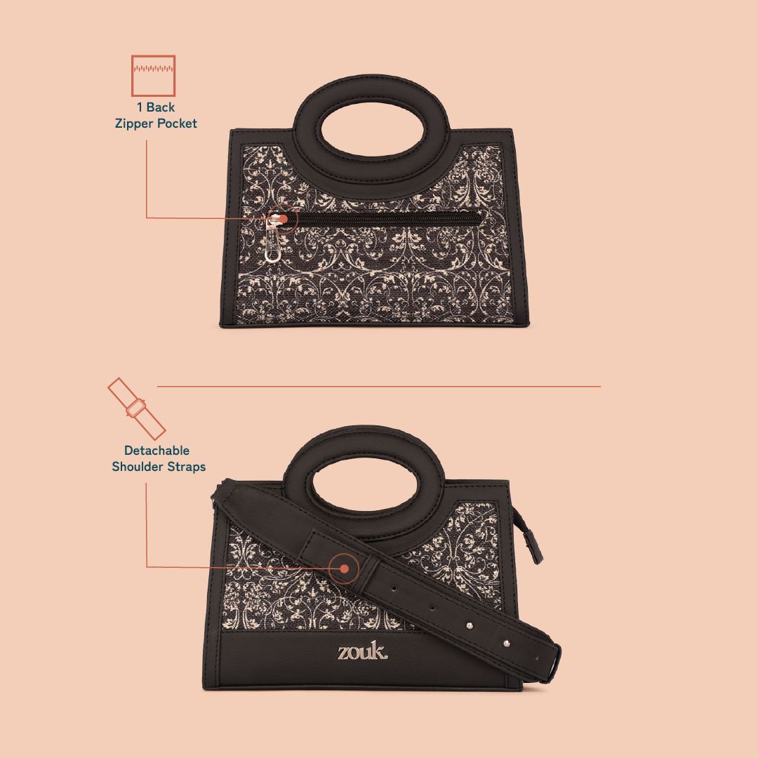 ZIP-Zoe Sling Bag - Lattice Lace