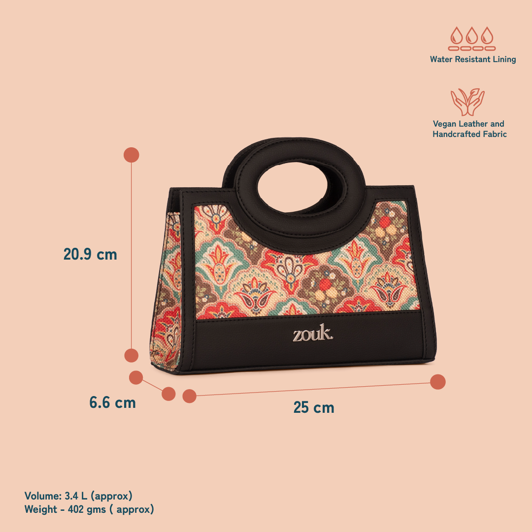 Zoe Sling Bag - Mughal Art Multicolor