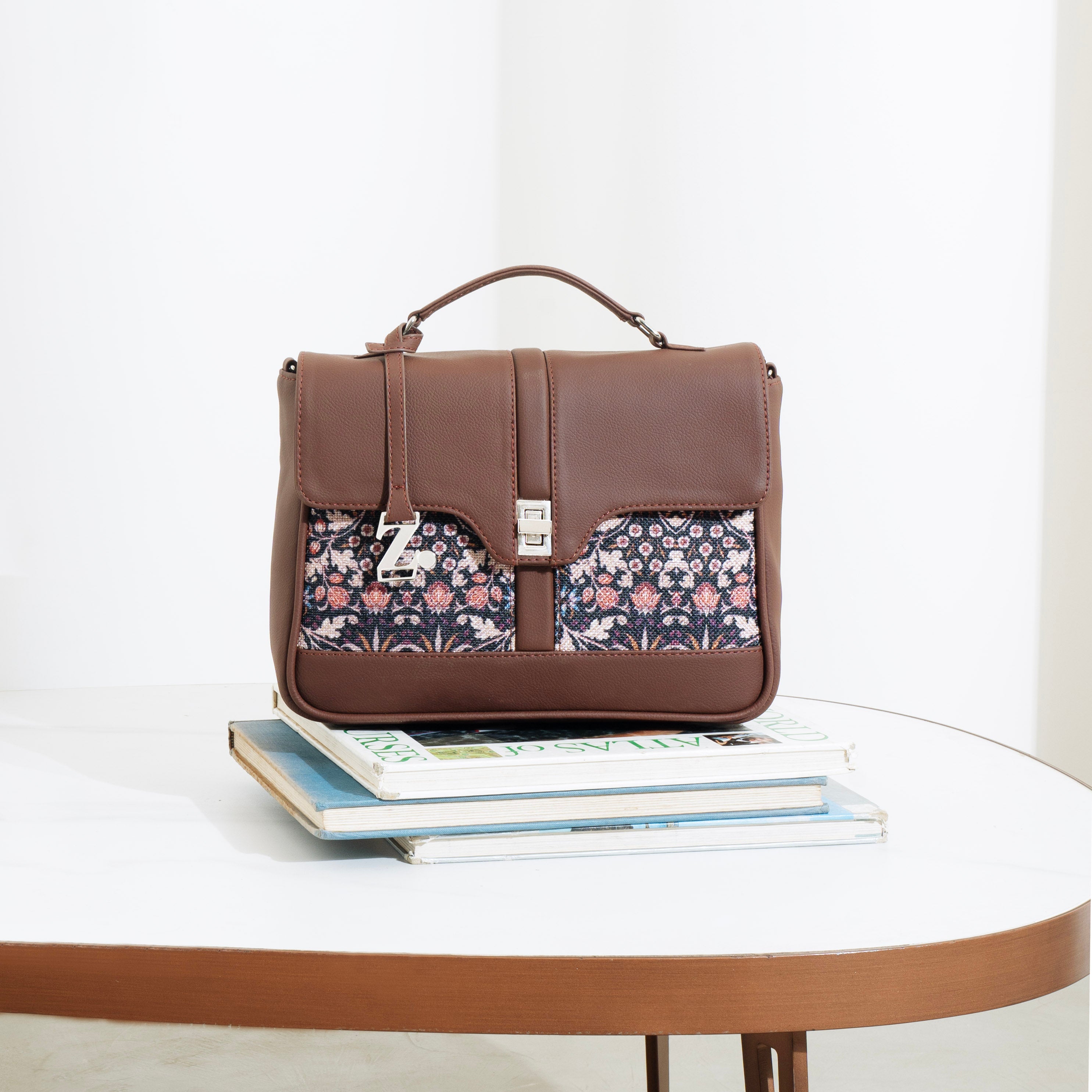 ZIP-Kriti Sanon - Kashmir Blooms Nessa Satchel