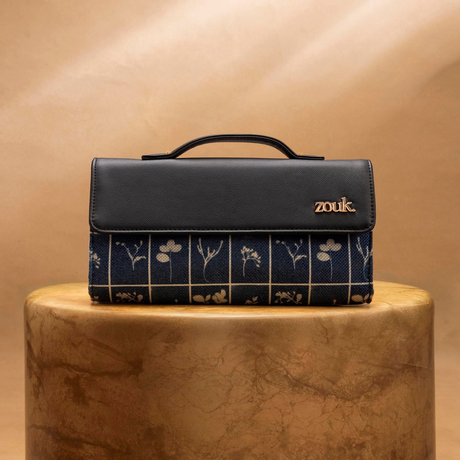 ZIP-Rhea Kapoor Clutch - Lakshadweep Azure