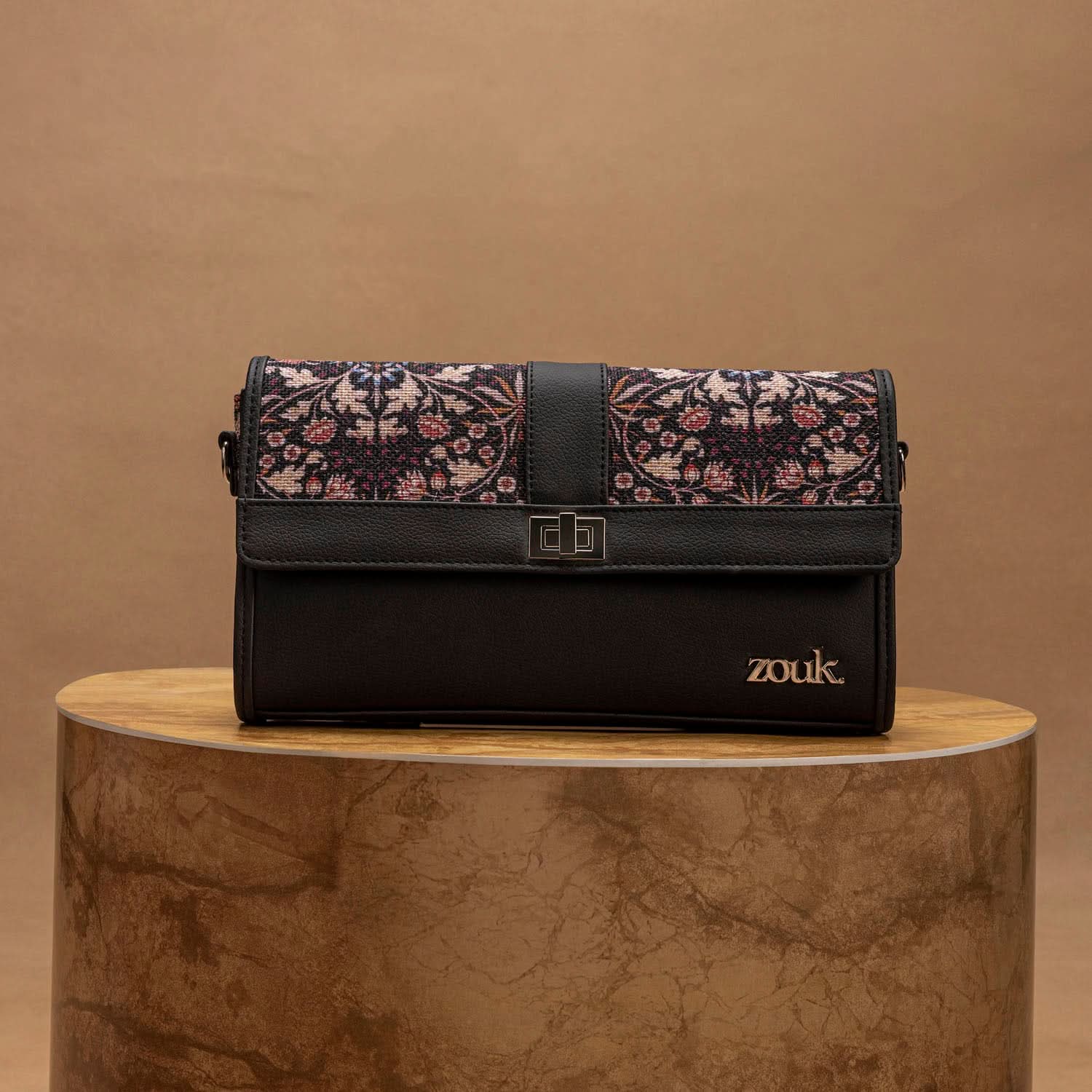 Rhea Kapoor Tarini Clutch - Kashmir Blooms