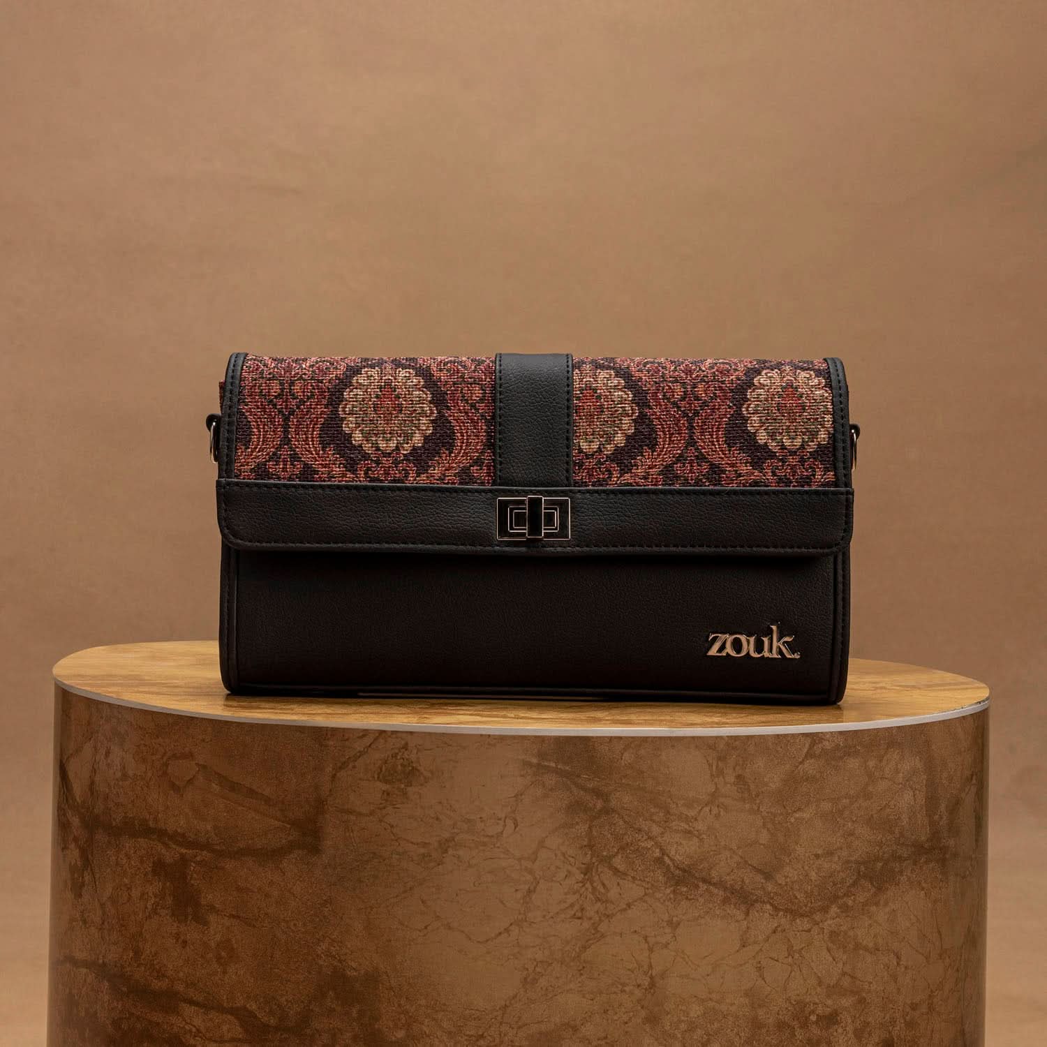 Rhea Kapoor Tarini Clutch - Jodhpur Damask