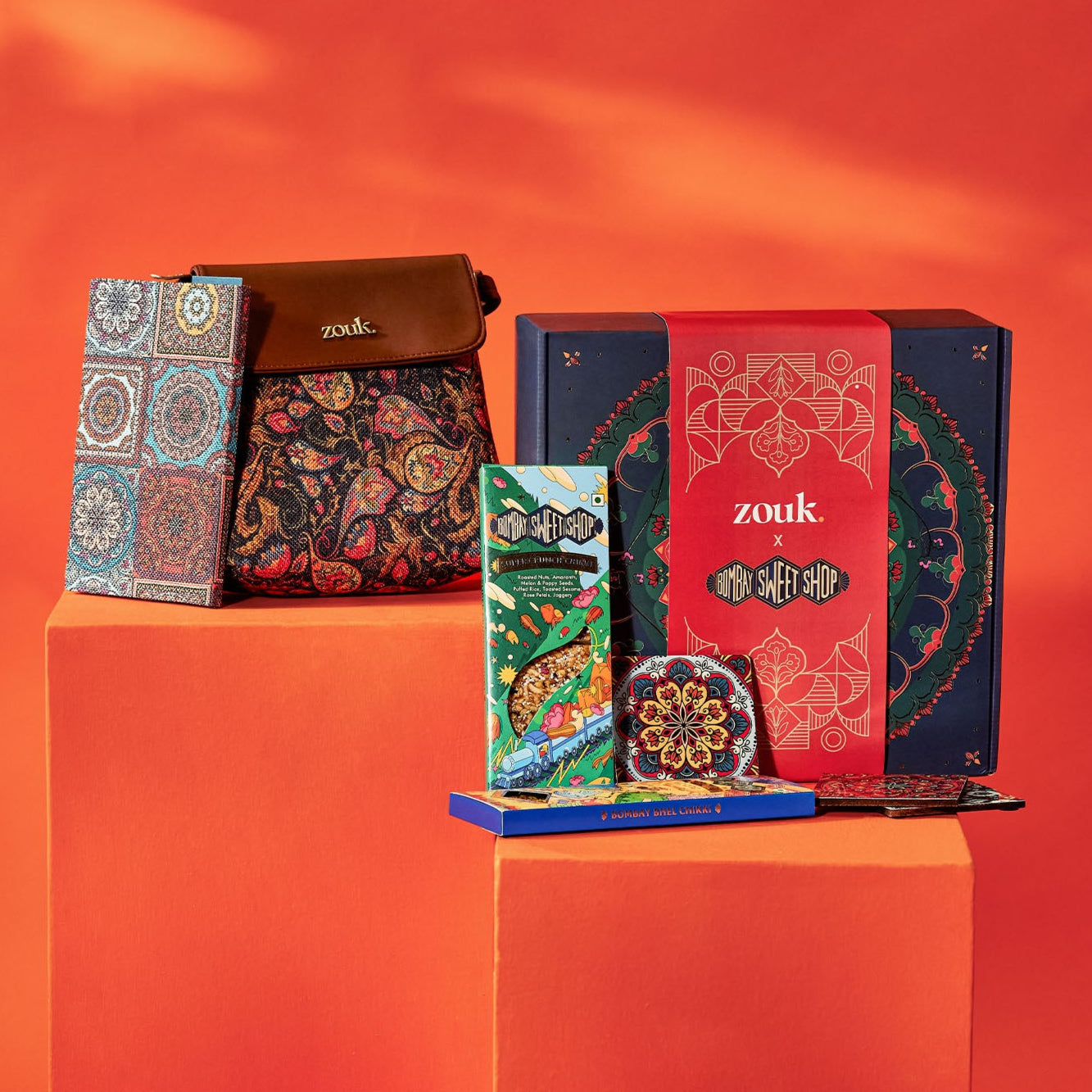 Zouk X Bombay Sweet Shop Mandala Motif Gift Box