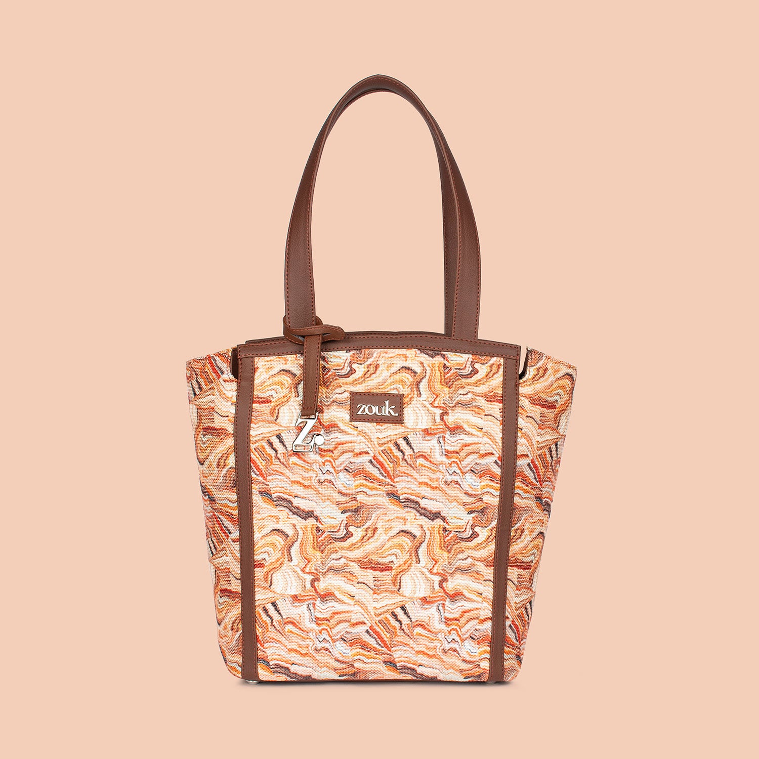 Rhea Kapoor Adira Tote Bag - Nicobar Coral