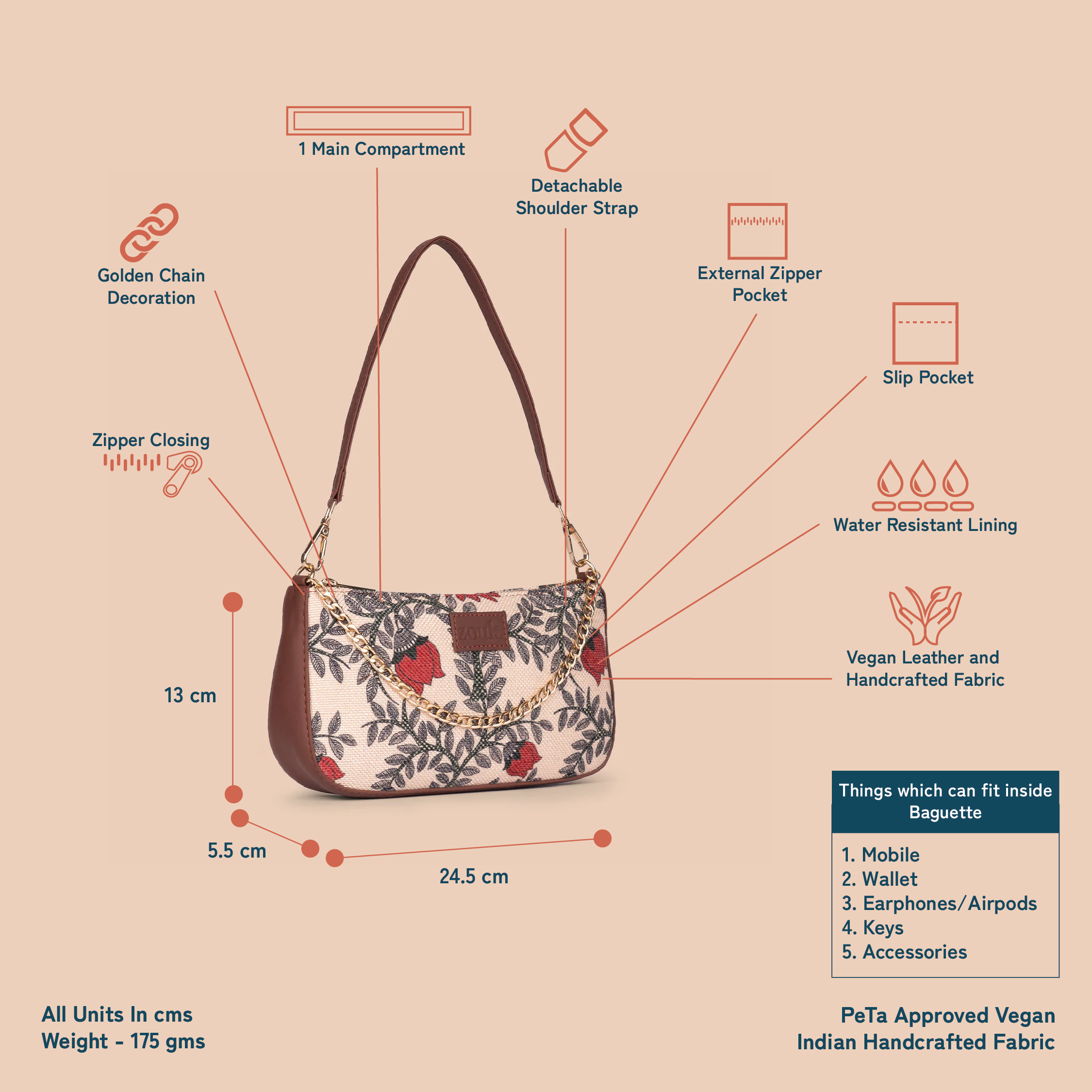 Nawabi Couture Baguette