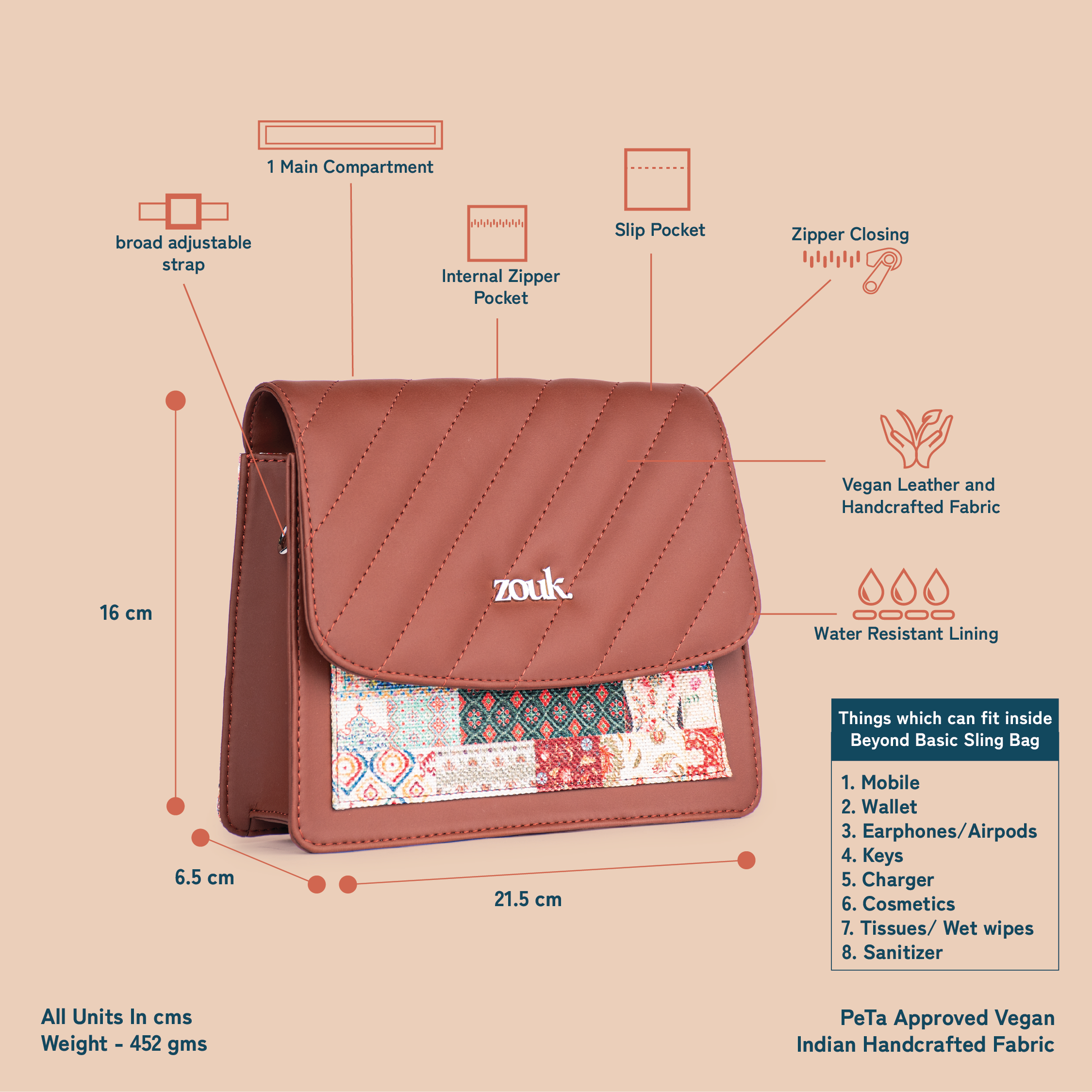 ZIP-Kutch Gamthi Beyond Basic Sling Bag