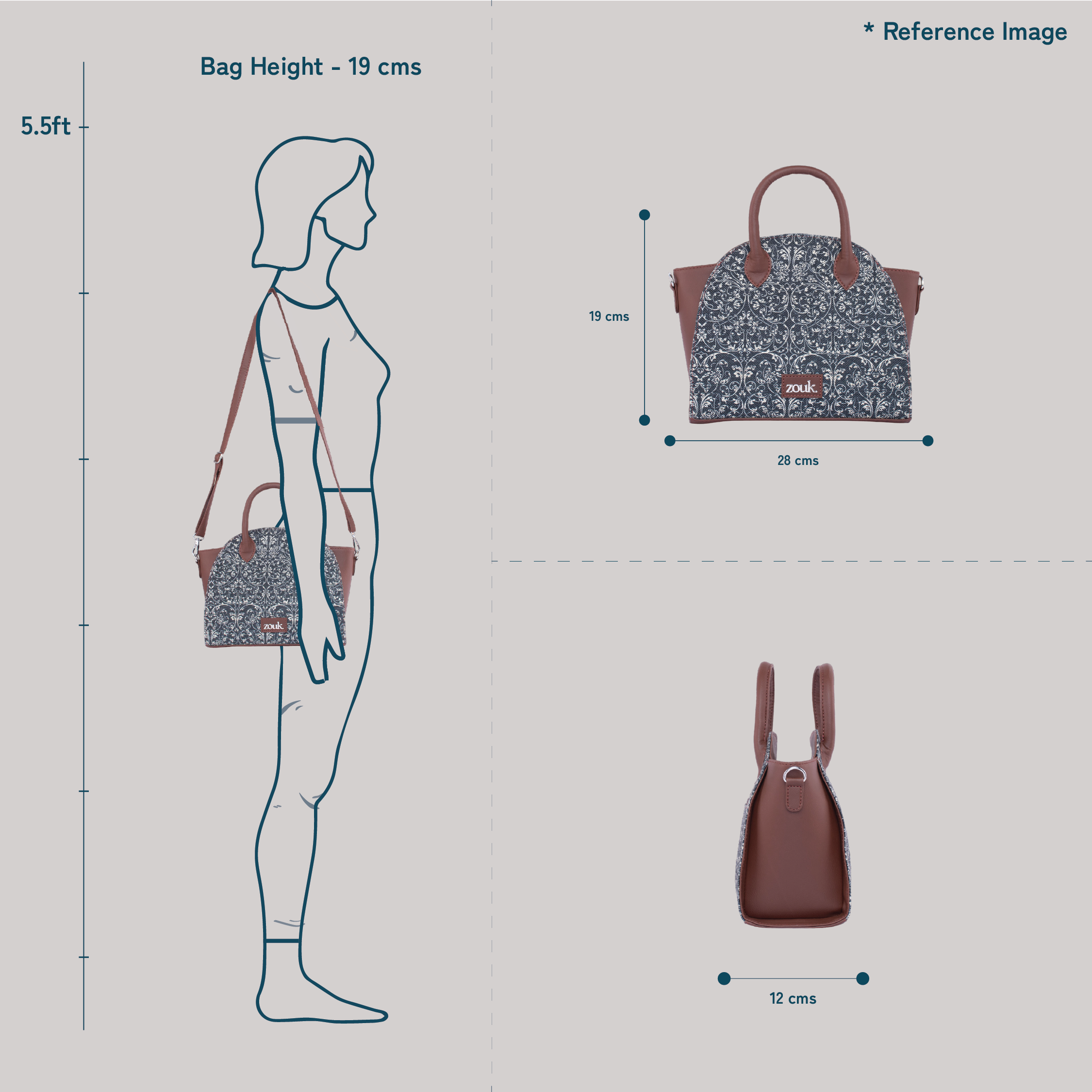 ZIP-Konkona City Satchel Bag - FloLov