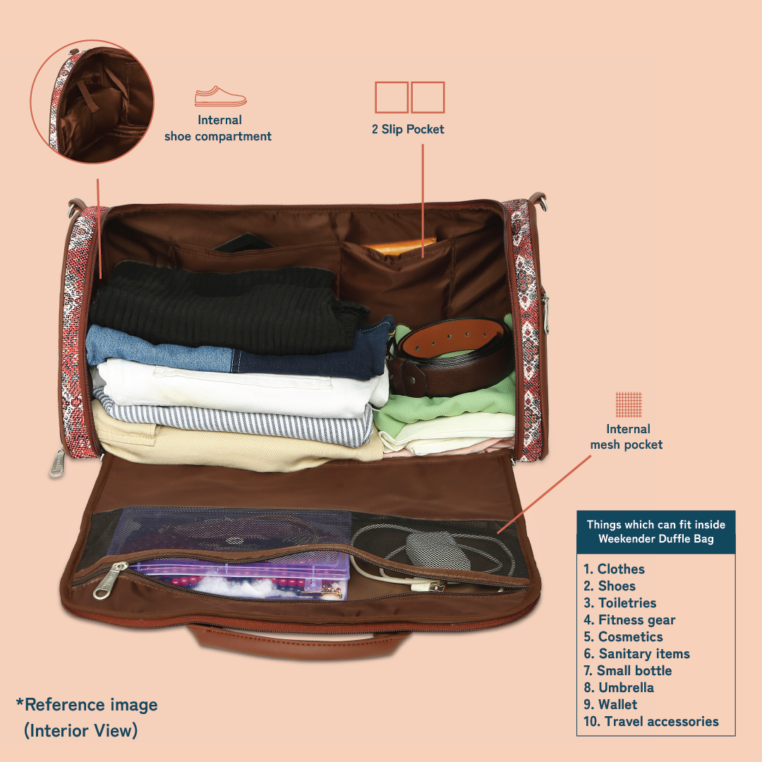 FloMotif Weekender Duffle Bag