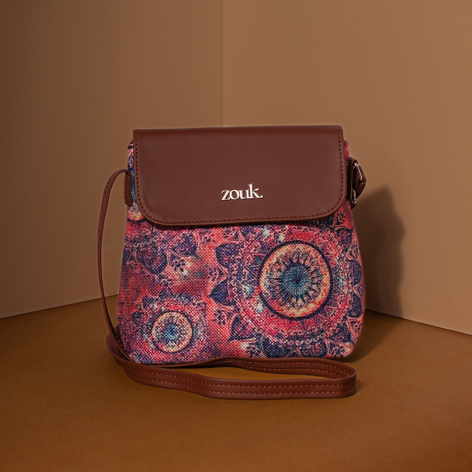 Space Chakra Flap Sling Bag - Main Image