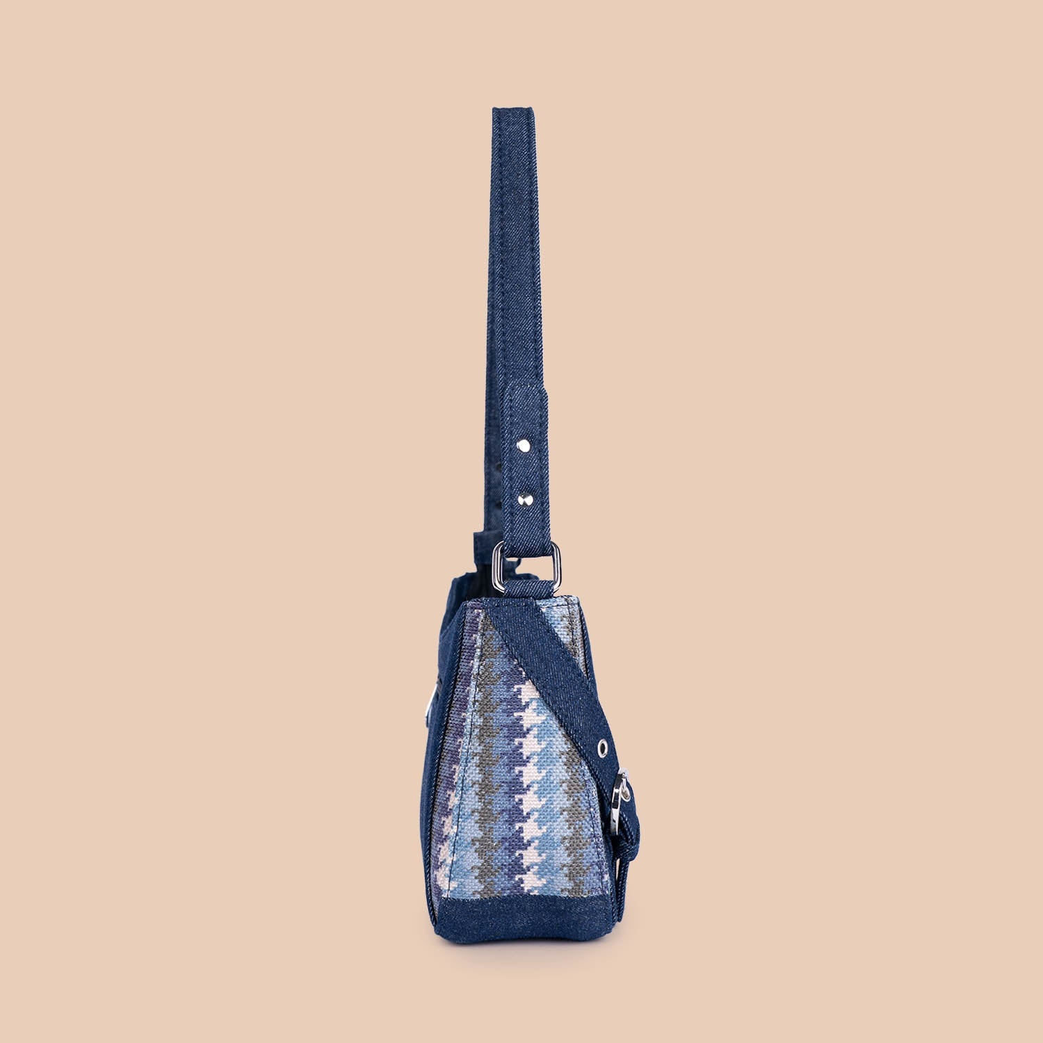 ZIP-Lyra Baguette - Bombay Houndstooth