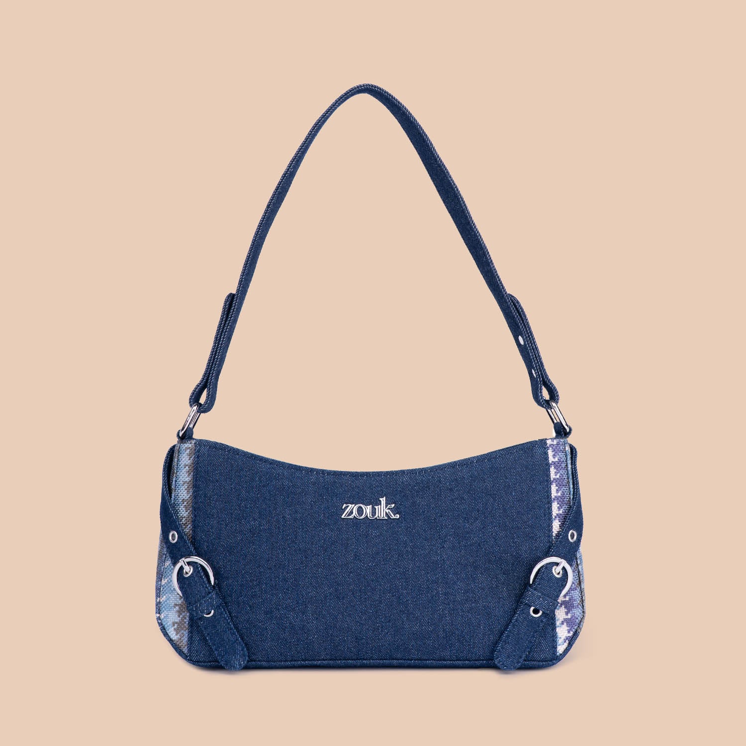 Lyra Baguette - Bombay Houndstooth