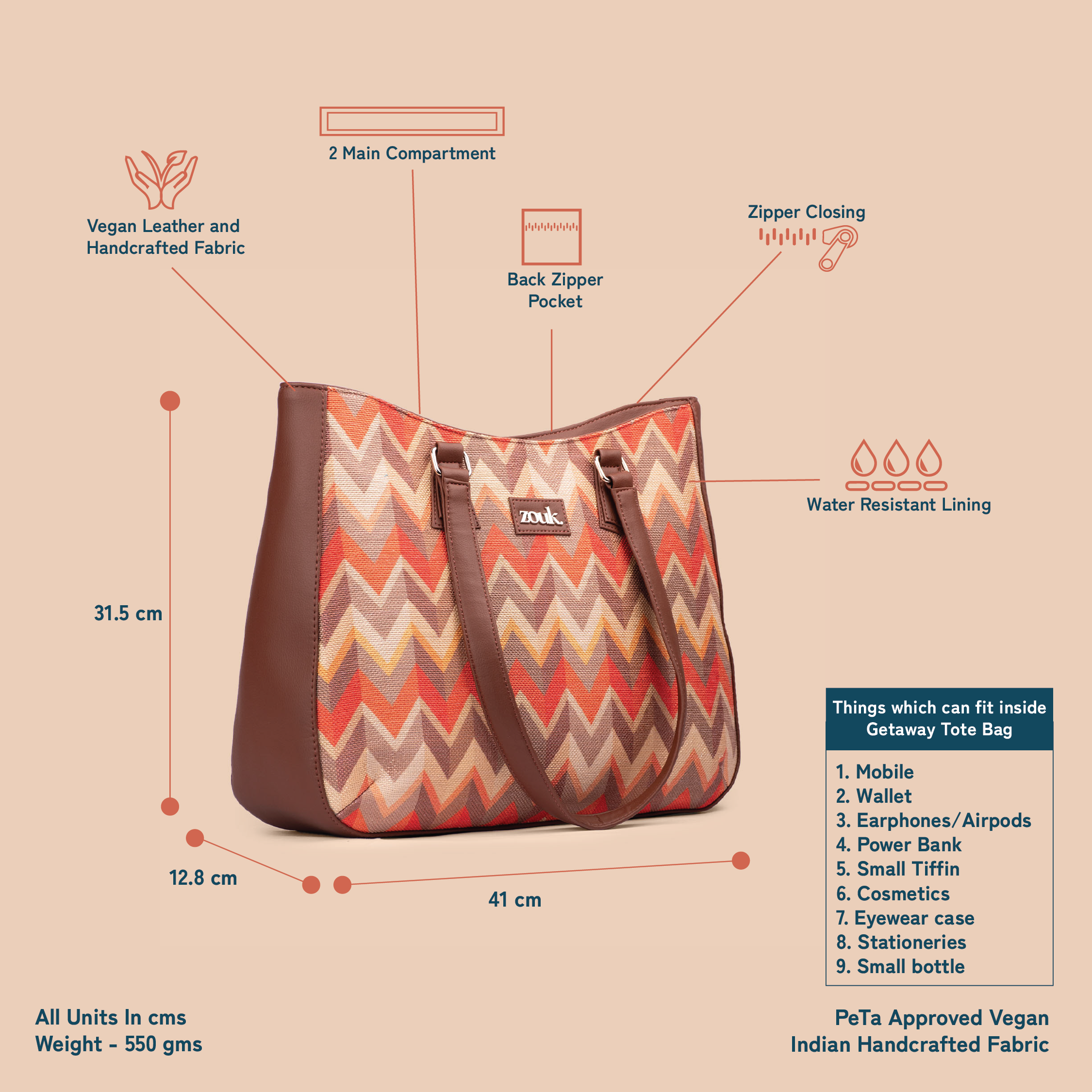 Tidal Wave Getaway Handbag