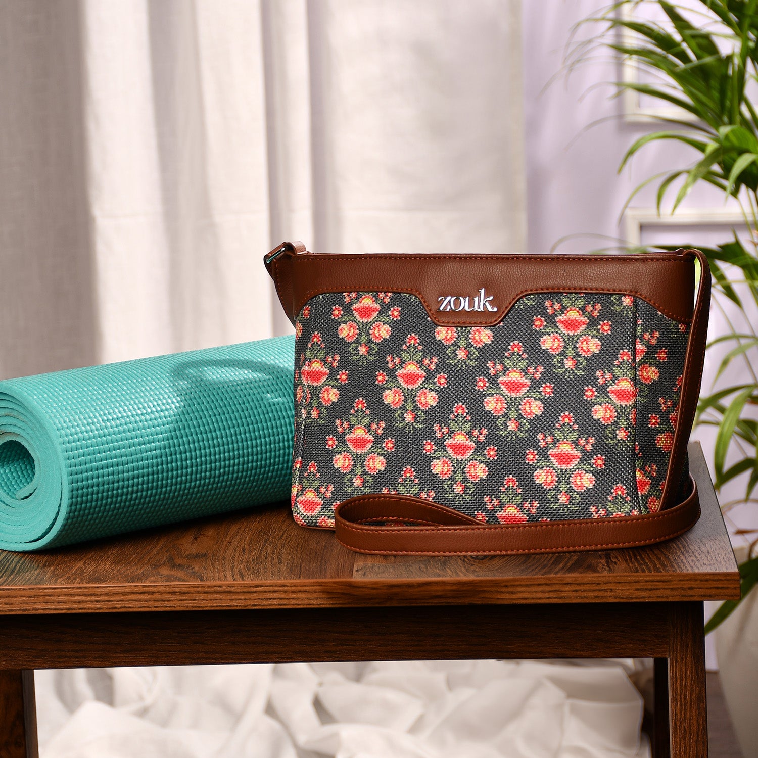 Mughal Garden Print Harmony Sling Bag