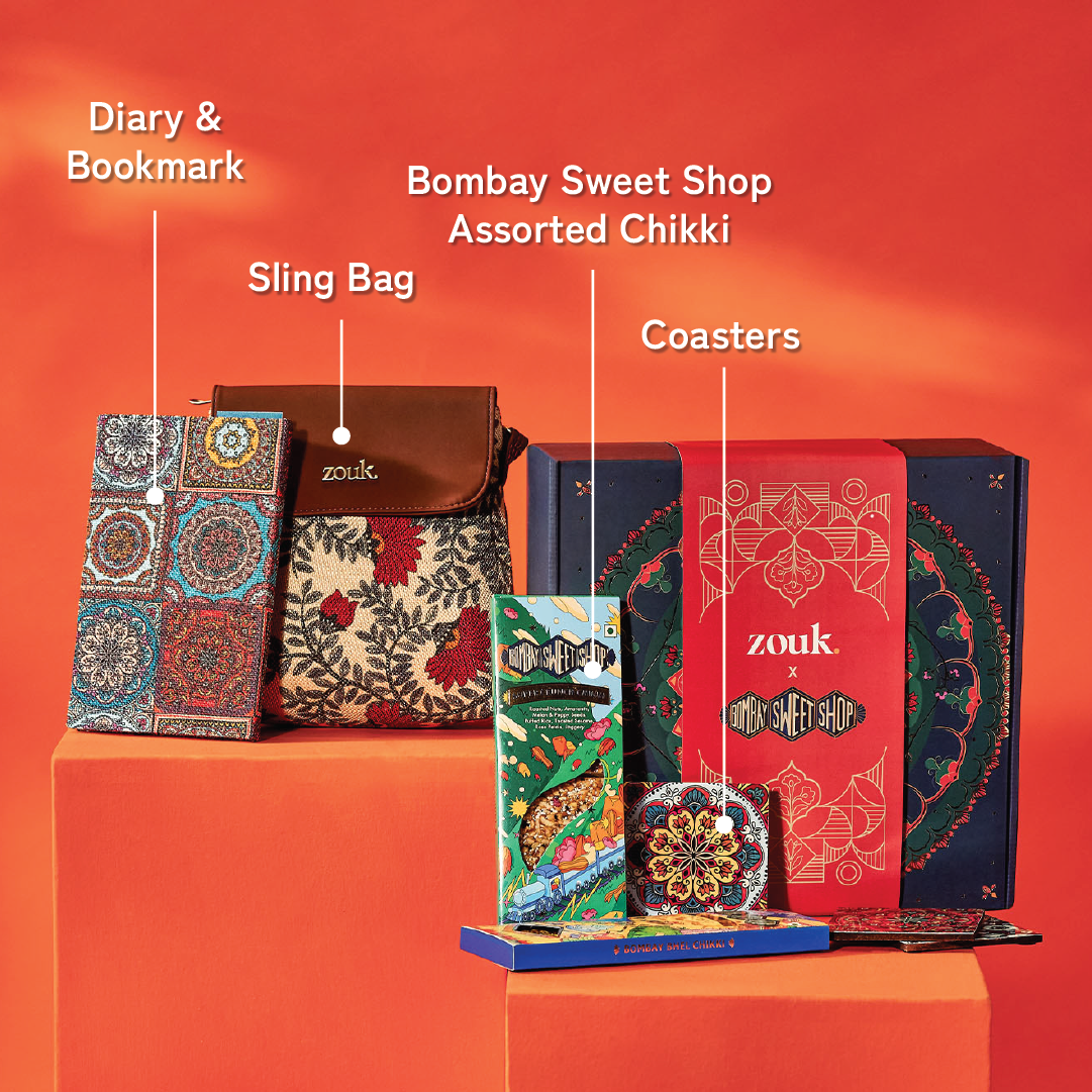Zouk X Bombay Sweet Shop Mandala Floral Gift Box