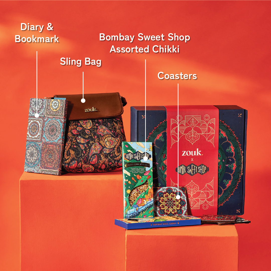 Zouk X Bombay Sweet Shop Mandala Motif Gift Box