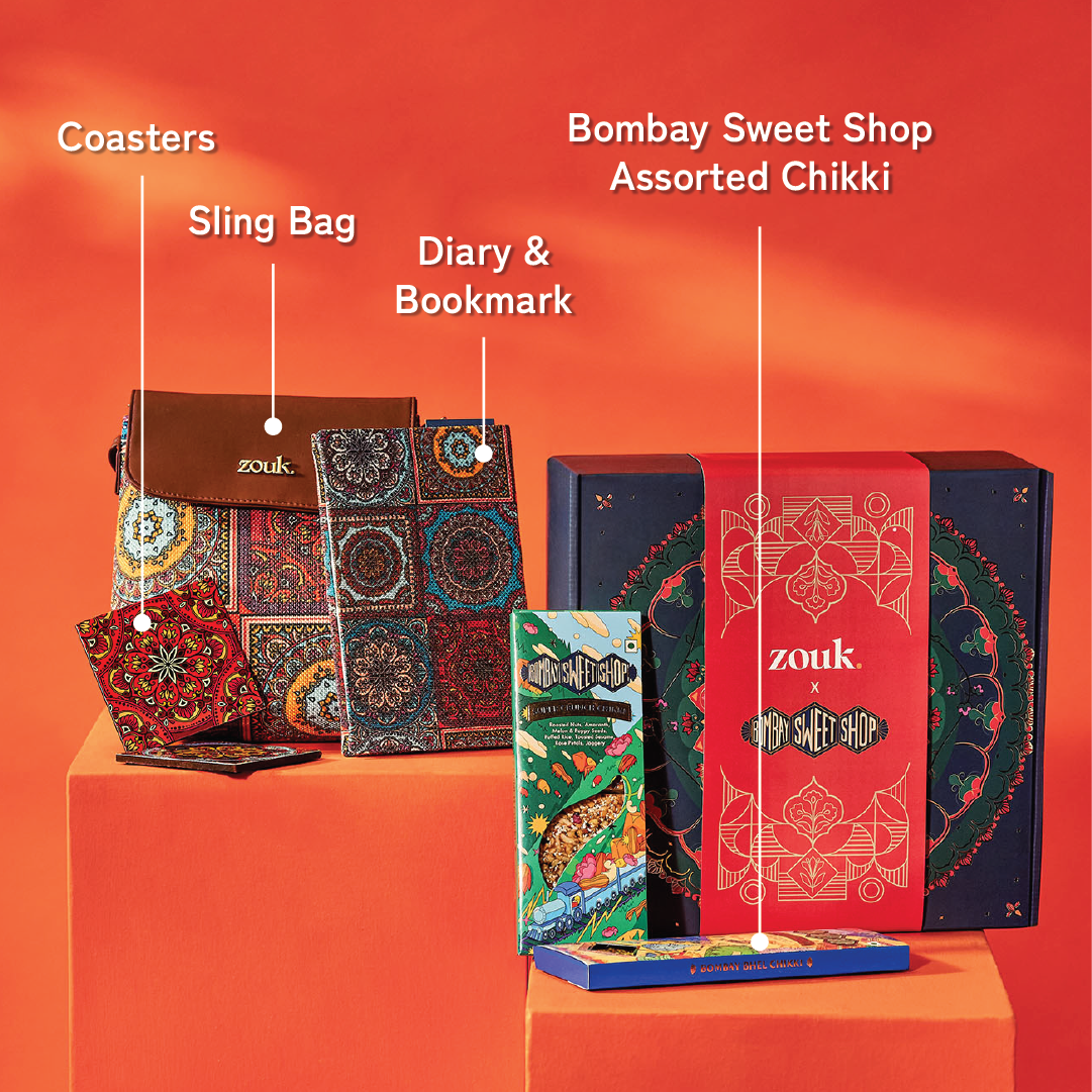 Zouk X Bombay Sweet Shop Mandala Multicolor Gift Box