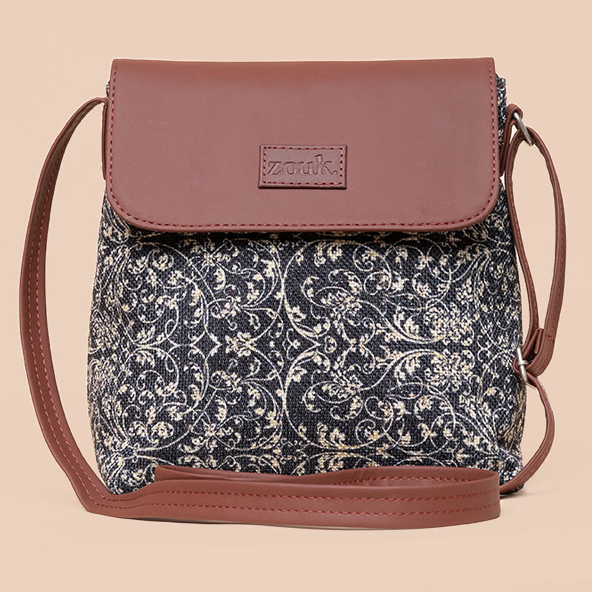 Lattice Lace - Office Tote Bag & Flap Sling Combo