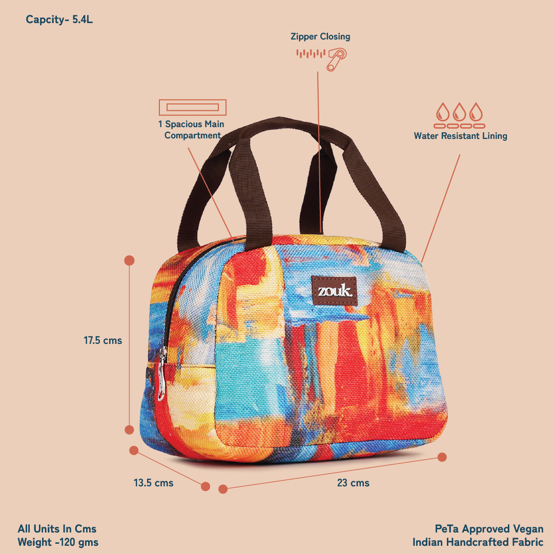 ZIP-Abstract Amaze Lunch Bag