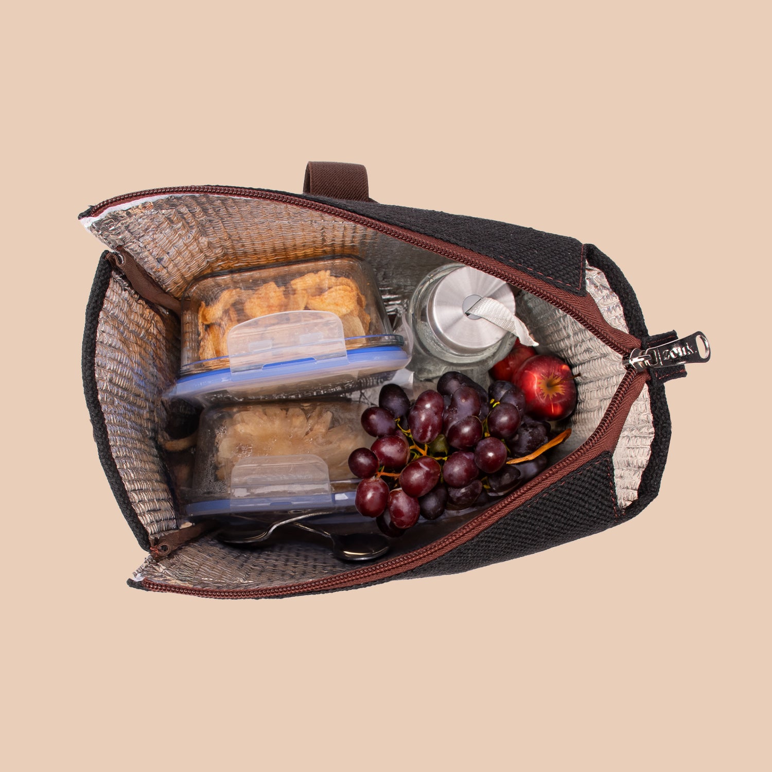 Bidri Kaiser Roll Up Lunch Bag