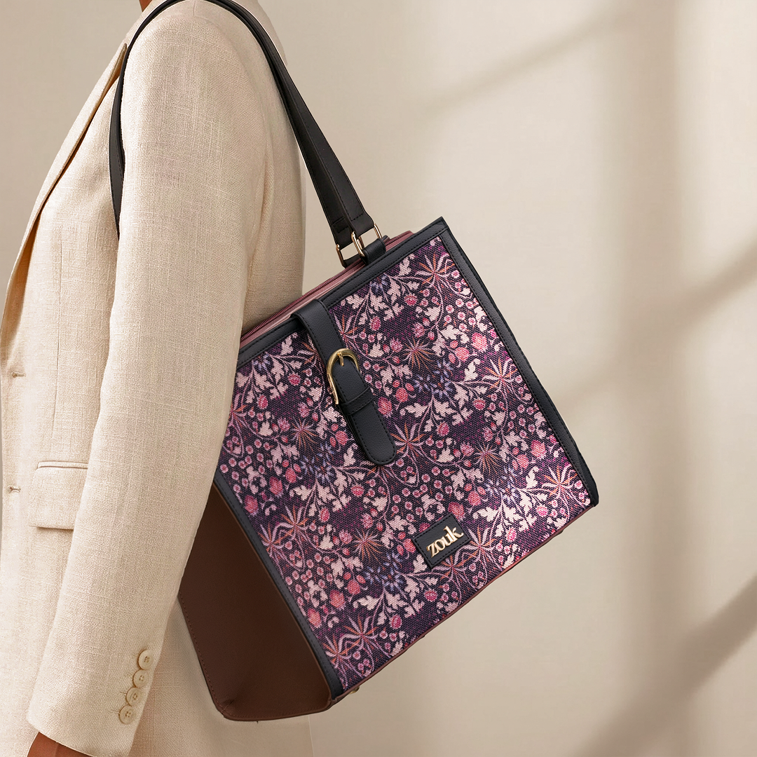Rhea Kapoor Office Bag - Kashmir Blooms