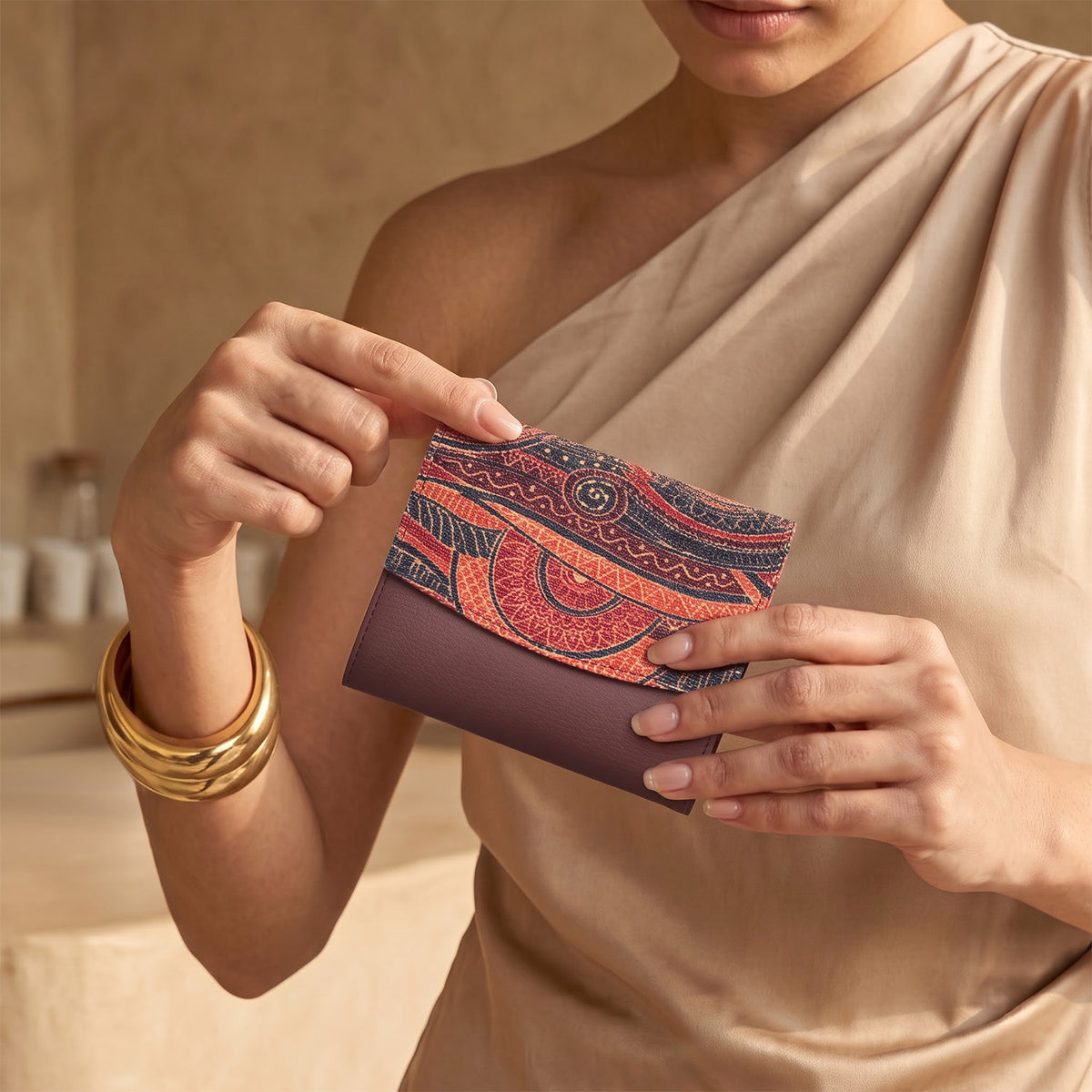 Pithora Artistry Sia Bi-Fold Wallet