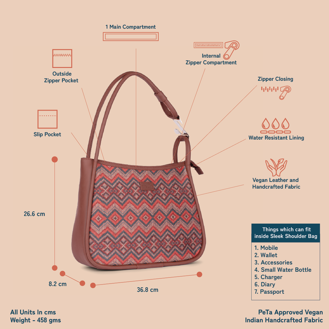 Gwalior Weaves Sleek Shoulder Bag