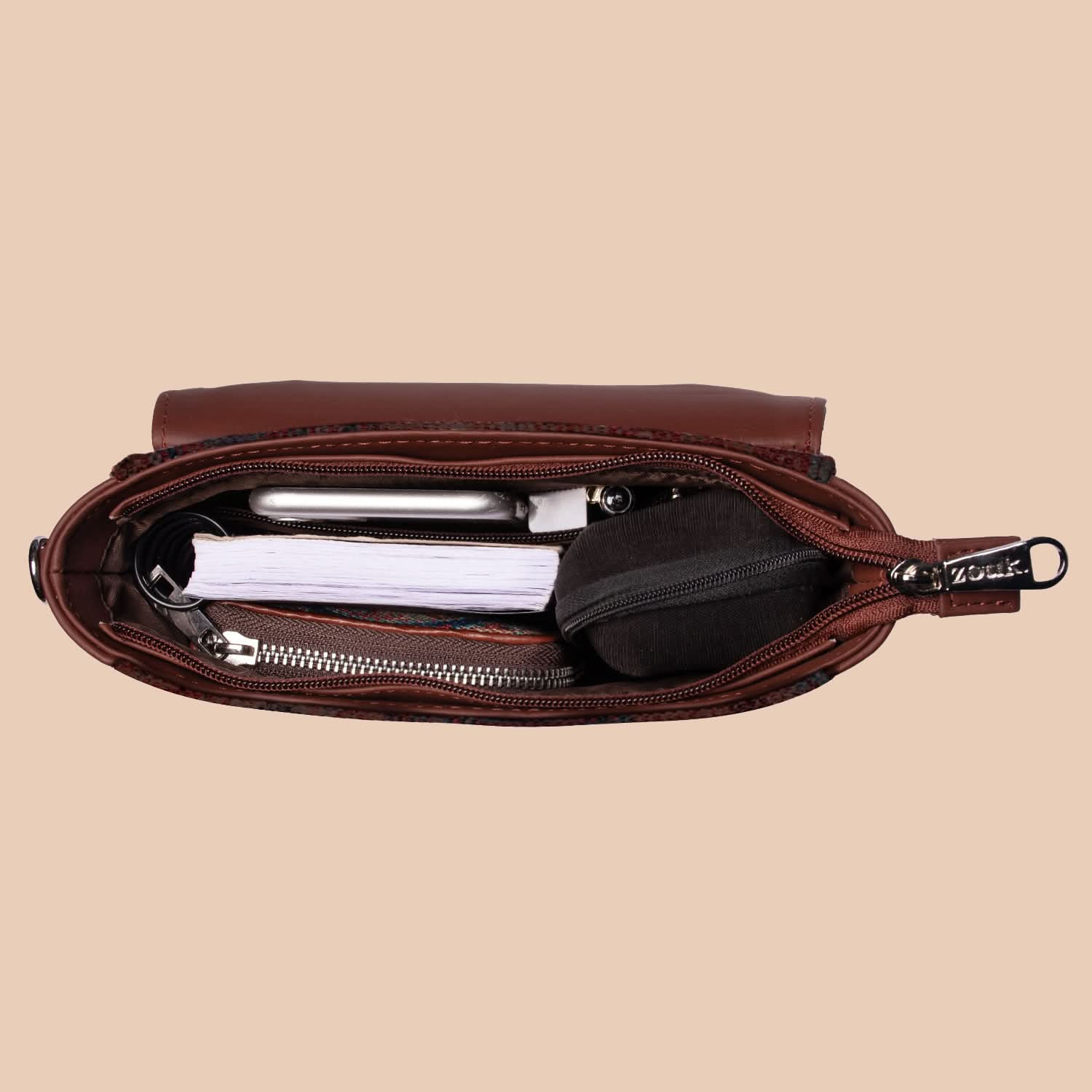 Paisley Print Statement Sling Bag