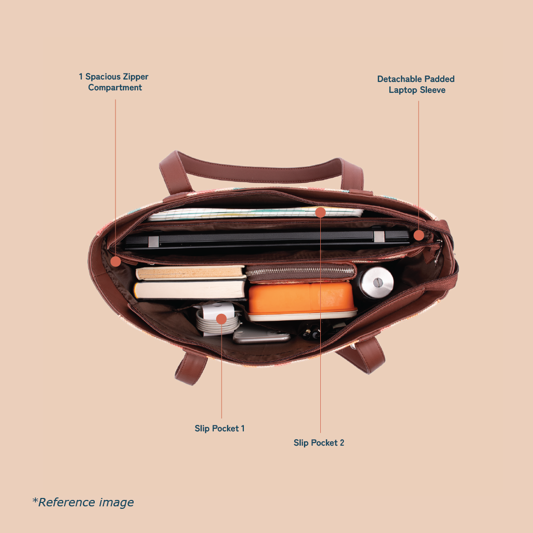 Zouk Tidal Wave Maya Multitasker Tote Bag