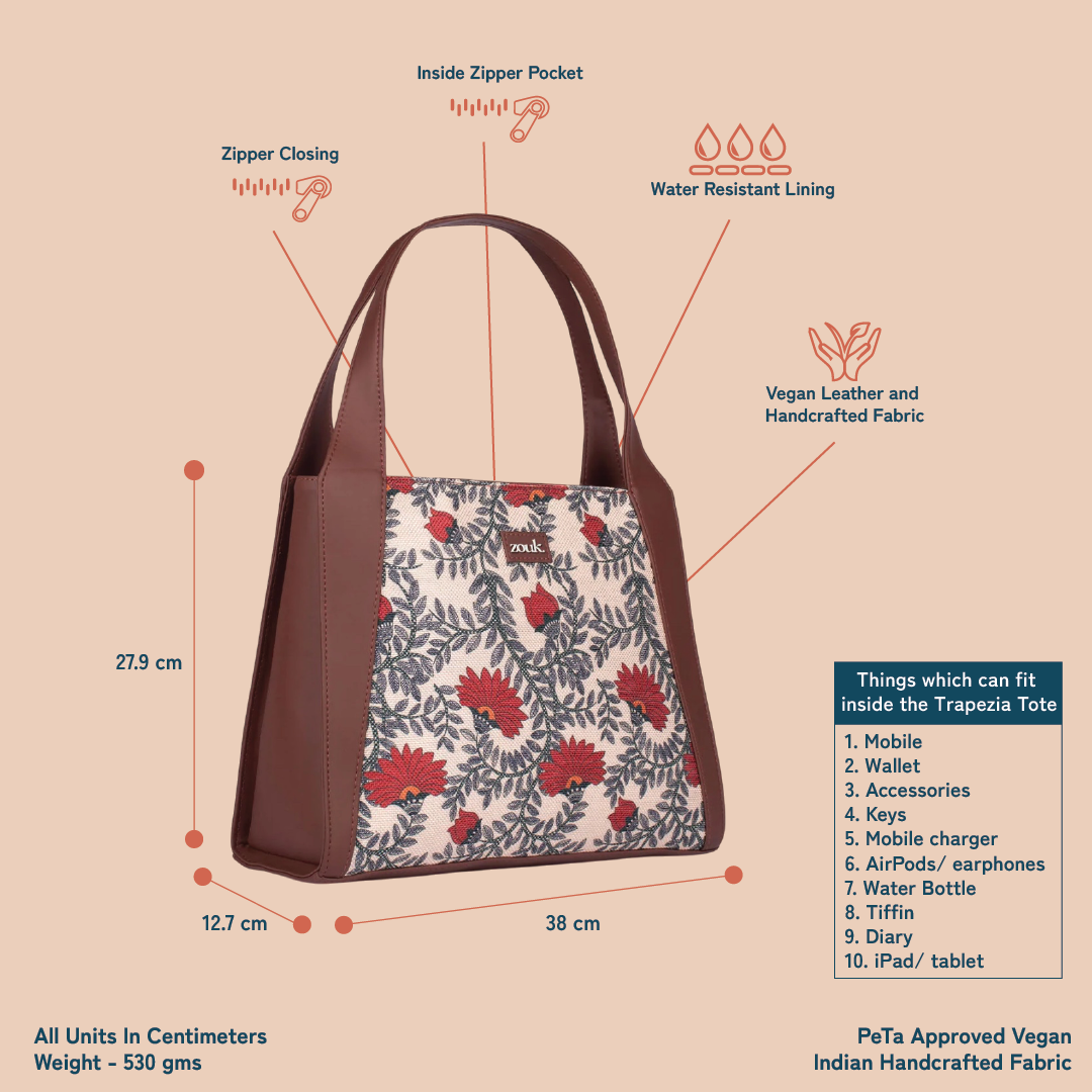 Nawabi Couture Trapezia Tote