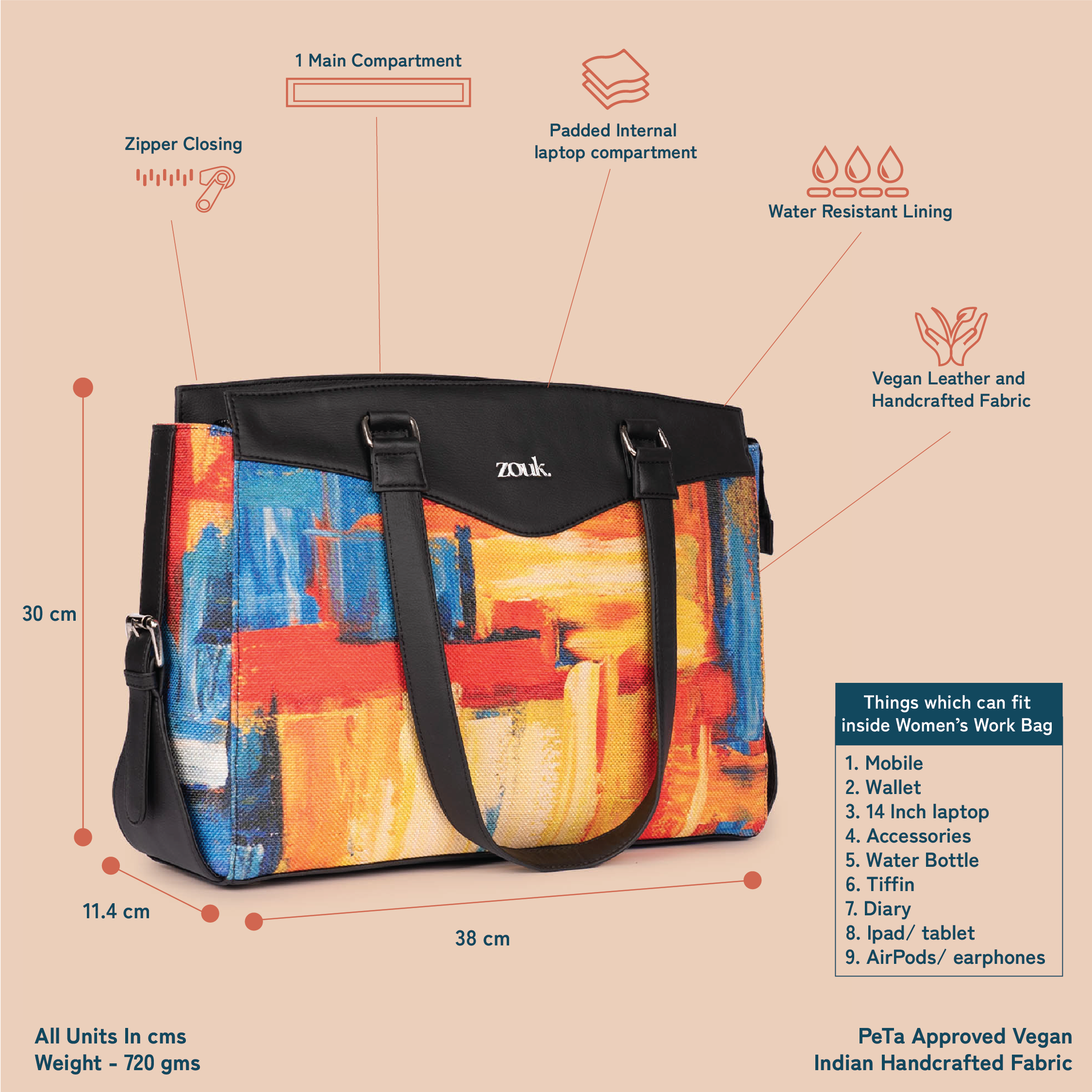 Abstract Amaze Women's Work Bag